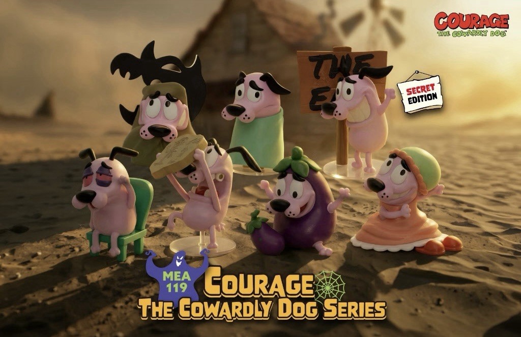 Courage the Cowardly Dog full set Toy Figure Cartoon Network Lot Of 6 Courage the Cowardly Dog full set Toy Figure Cartoon Network Lot Of 6