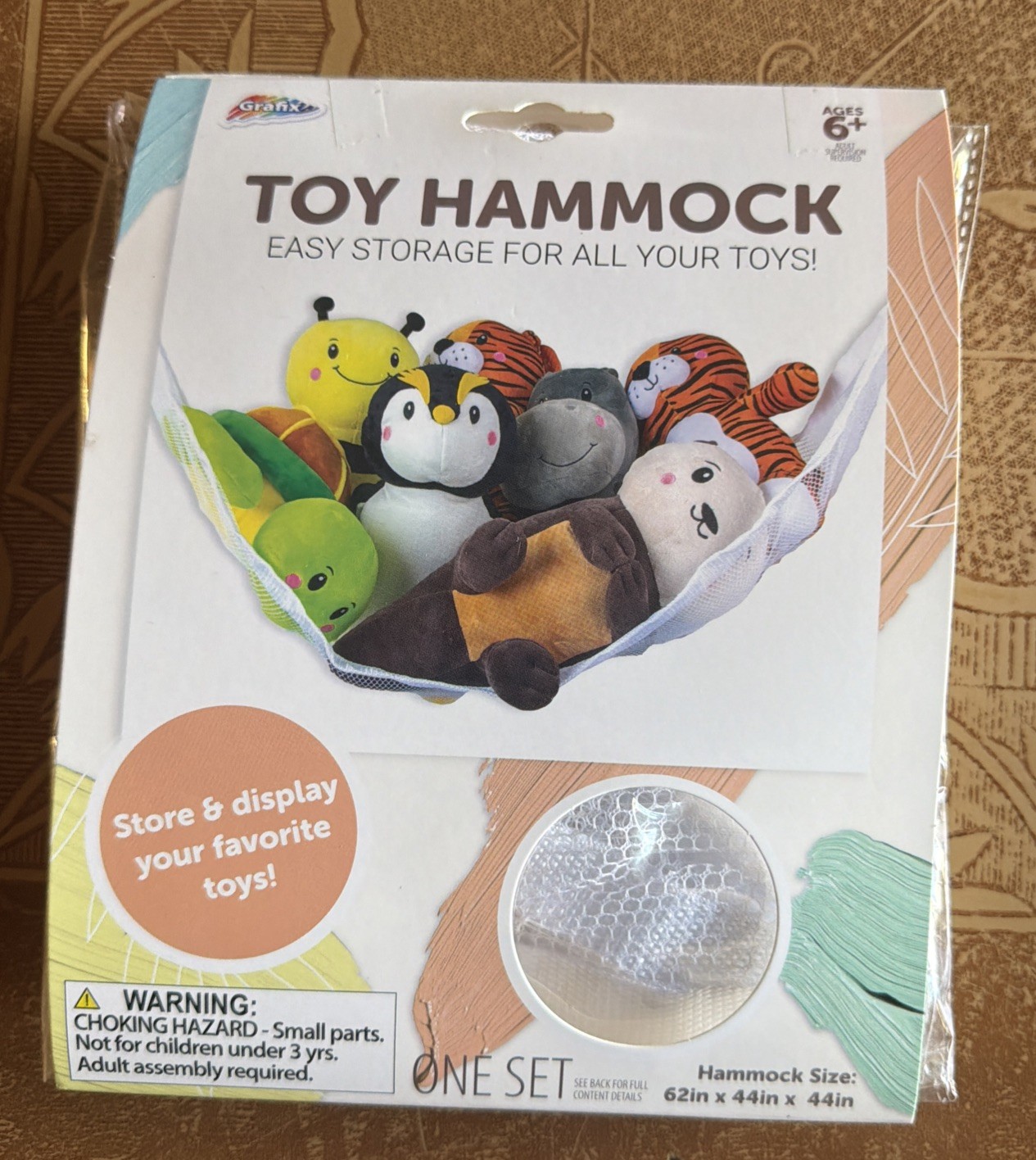 New Grafix Store & Display All Your Favorite Toy Mesh Hammock 62\ New Grafix Store & Display All Your Favorite Toy Mesh Hammock 62\