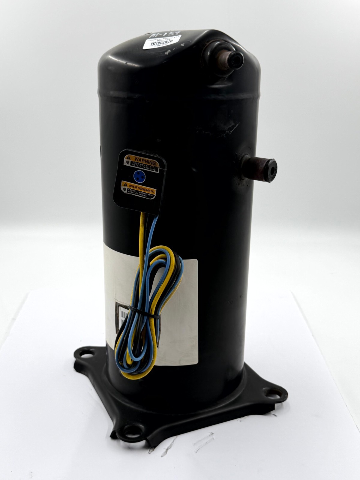 Copeland ZR57KC-PFV-130 Scroll Compressor 5-Ton 208-230V 1PH 60Hz 58500 BTU R-22