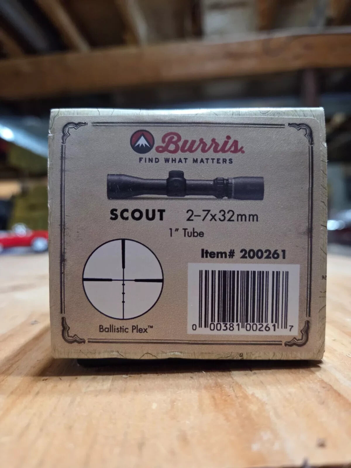 Burris Scout 2-7x32mm Ballistic Plex Reticle SFP Riflescope Matte Black - 200261 Burris Scout 2-7x32mm Ballistic Plex Reticle SFP Riflescope Matte Black - 200261