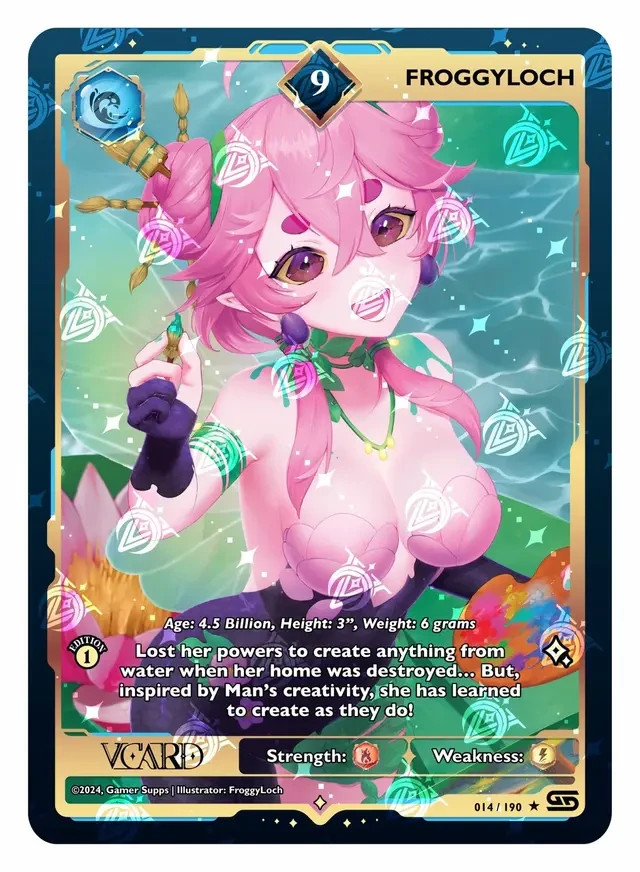 Vcard Rising Stars First Edition Level 9 Rare's - (Free Support with Purchase) Vcard Rising Stars First Edition Level 9 Rare's - (Free Support with Purchase)