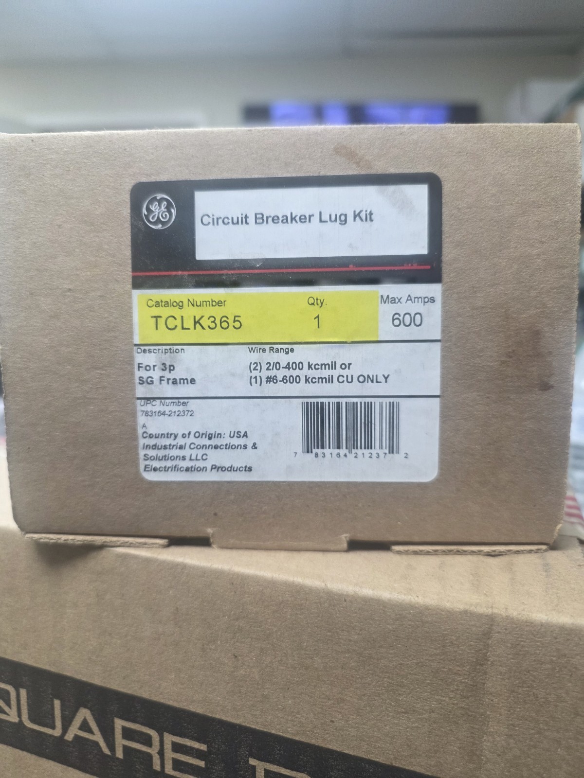TCLK365 GE NEW IN BOXES CIRCUIT BREAKER LUG KIT (67 AVAILABLE) 