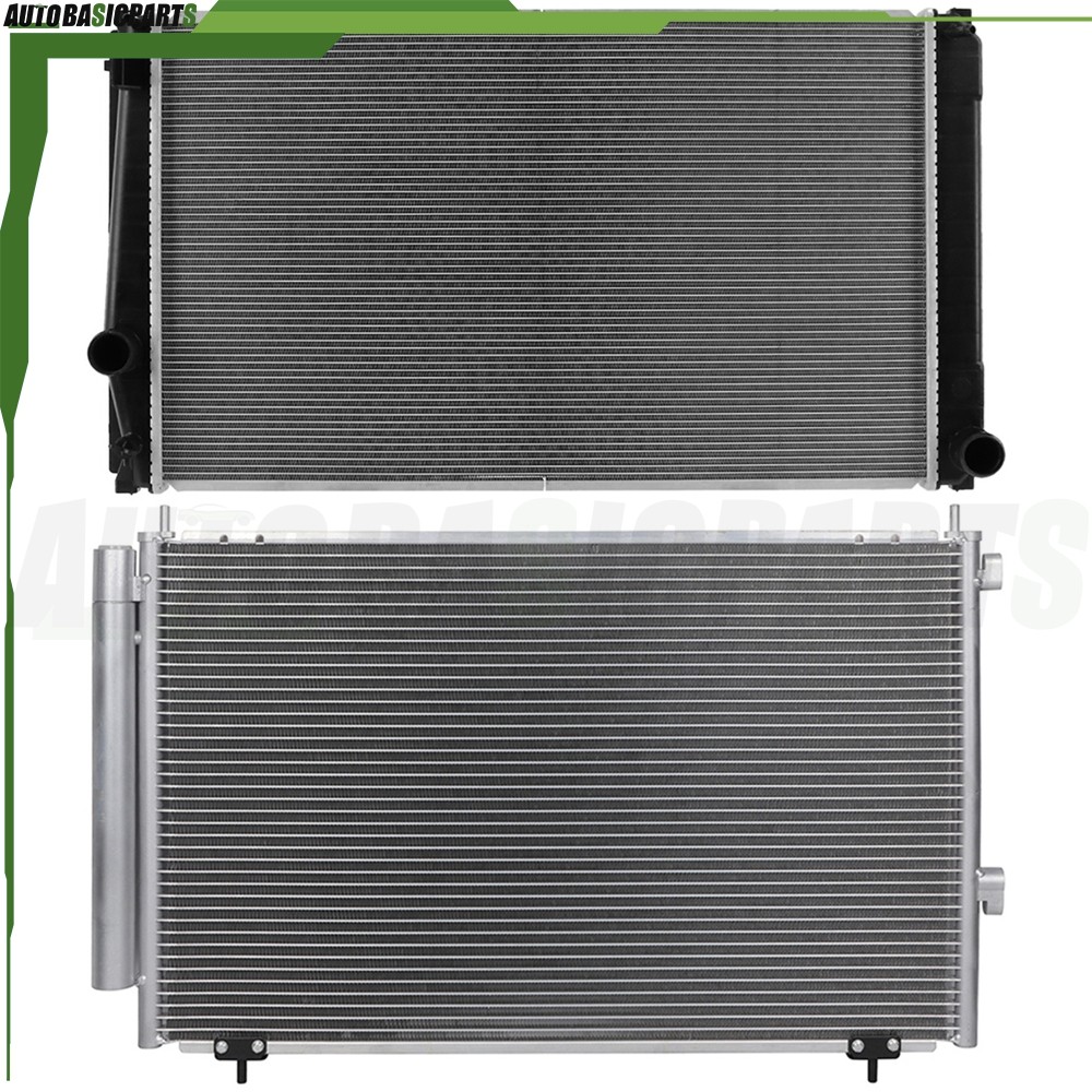 Aluminum Radiator & AC Condenser Cooling Kit For 2013-2017 2018 Toyota RAV4 Aluminum Radiator & AC Condenser Cooling Kit For 2013-2017 2018 Toyota RAV4
