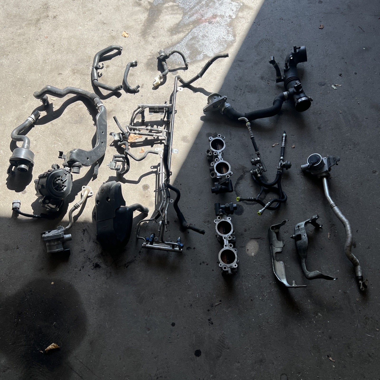 2008-21 Subaru WRX STI OEM Secondary Air Pump Kit +TGVs, Fuel Lines & Extras (K)