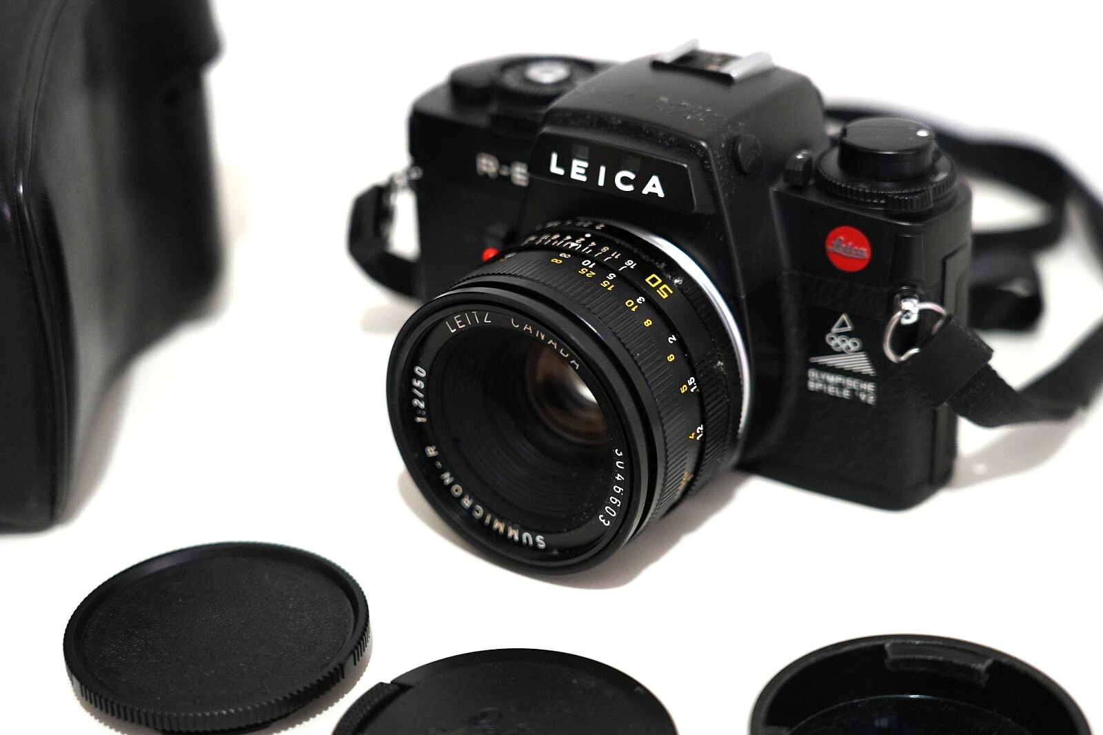Leica R-E Olympic Games '92 Summicron-R 50mm f:/2 Leather Case SLR35mm