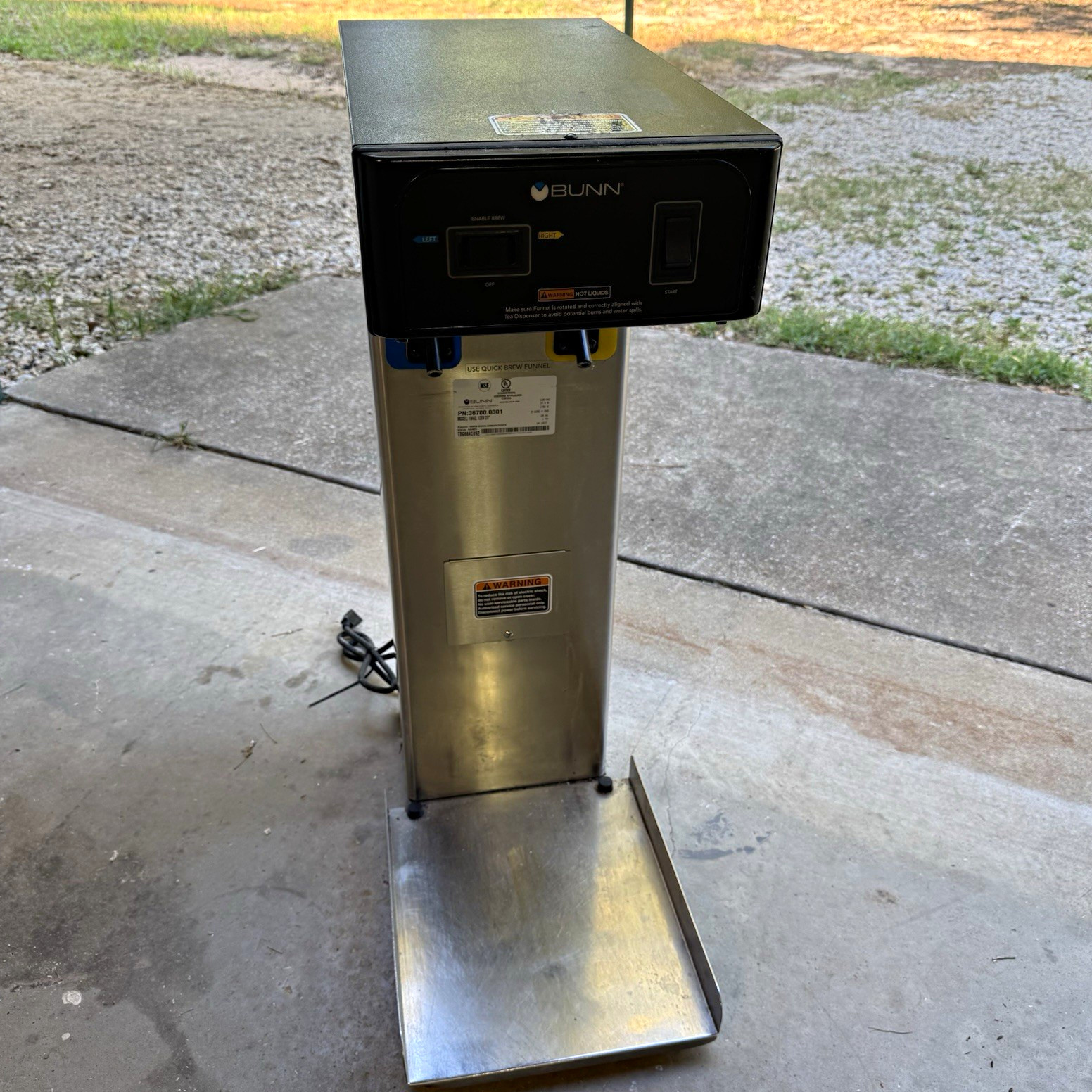 Bunn TB6Q Commercial Iced Tea Brewer 120V 29\