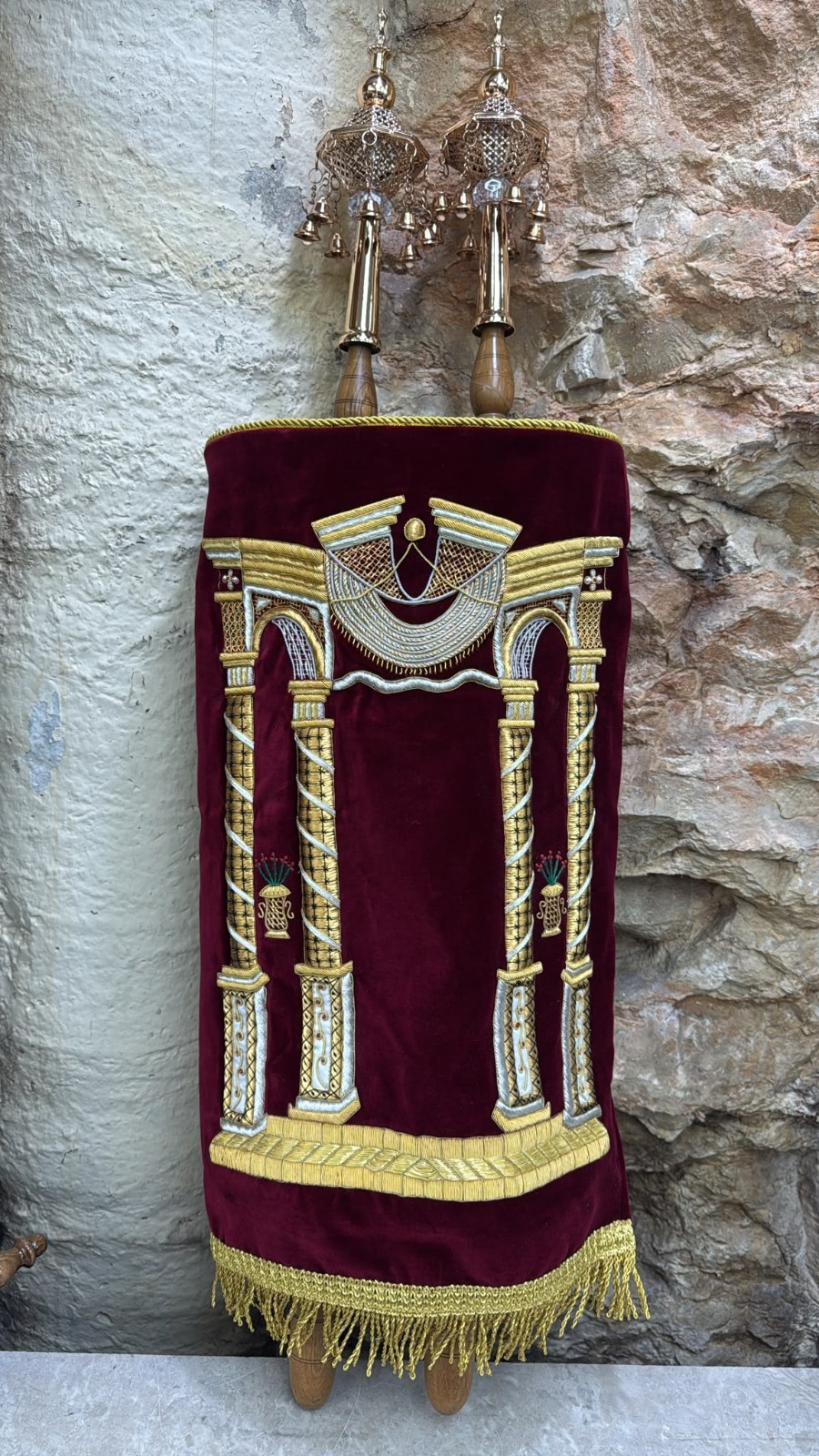 Kosher ready Ashcenazi vintage Sefer Torah checked 45 cm Israel Judaica gift