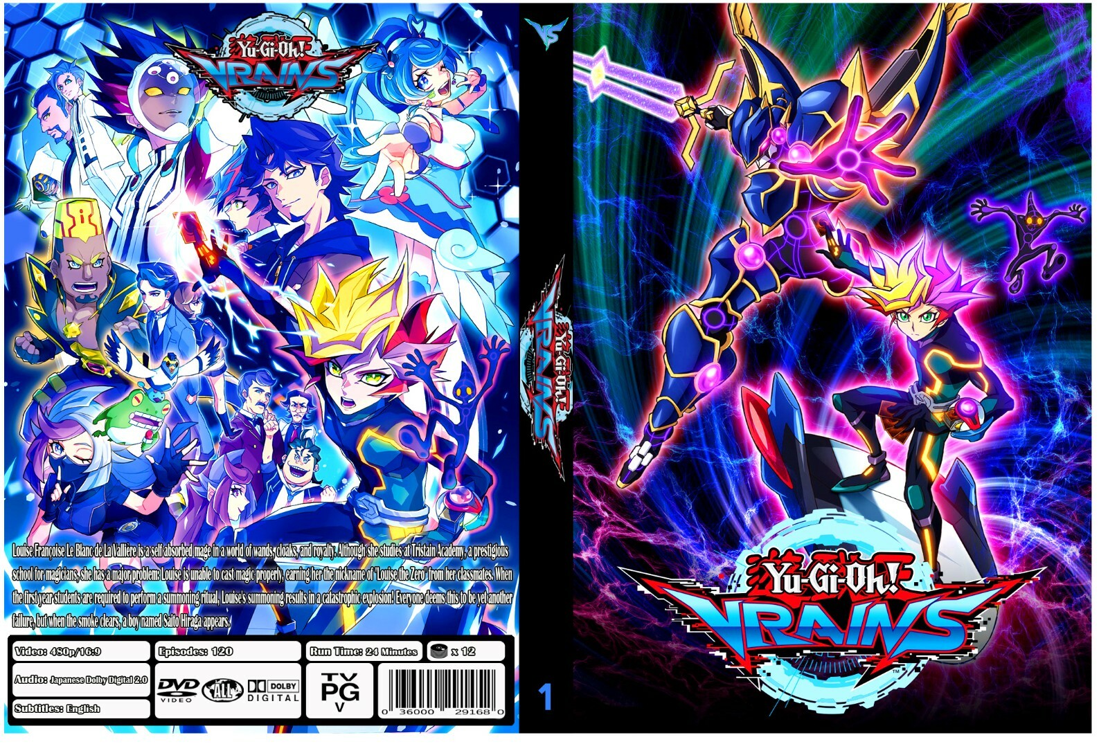 Yu-Gi-Oh VRAINS Anime Complete Series Episodes 1-120 Yu-Gi-Oh VRAINS Anime Complete Series Episodes 1-120
