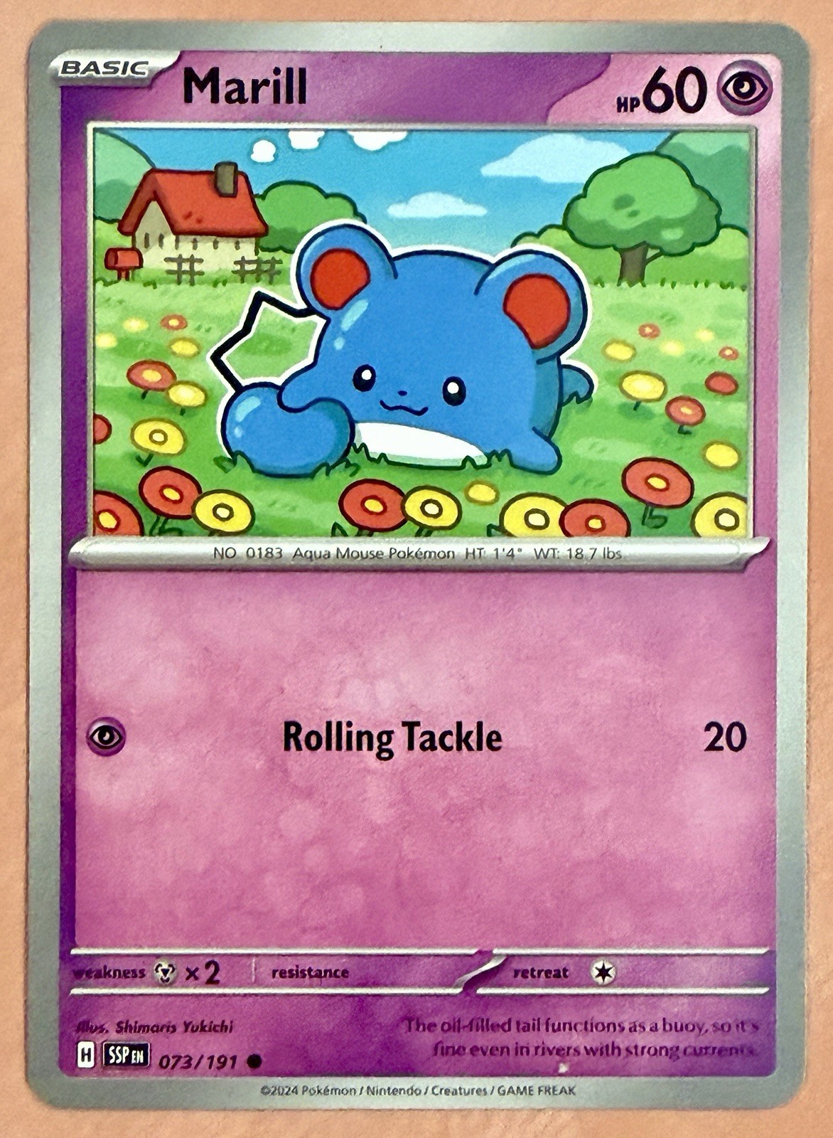 Marill~Cute Pokemon Cards~ Pretty in Pink & Pastel Gallery