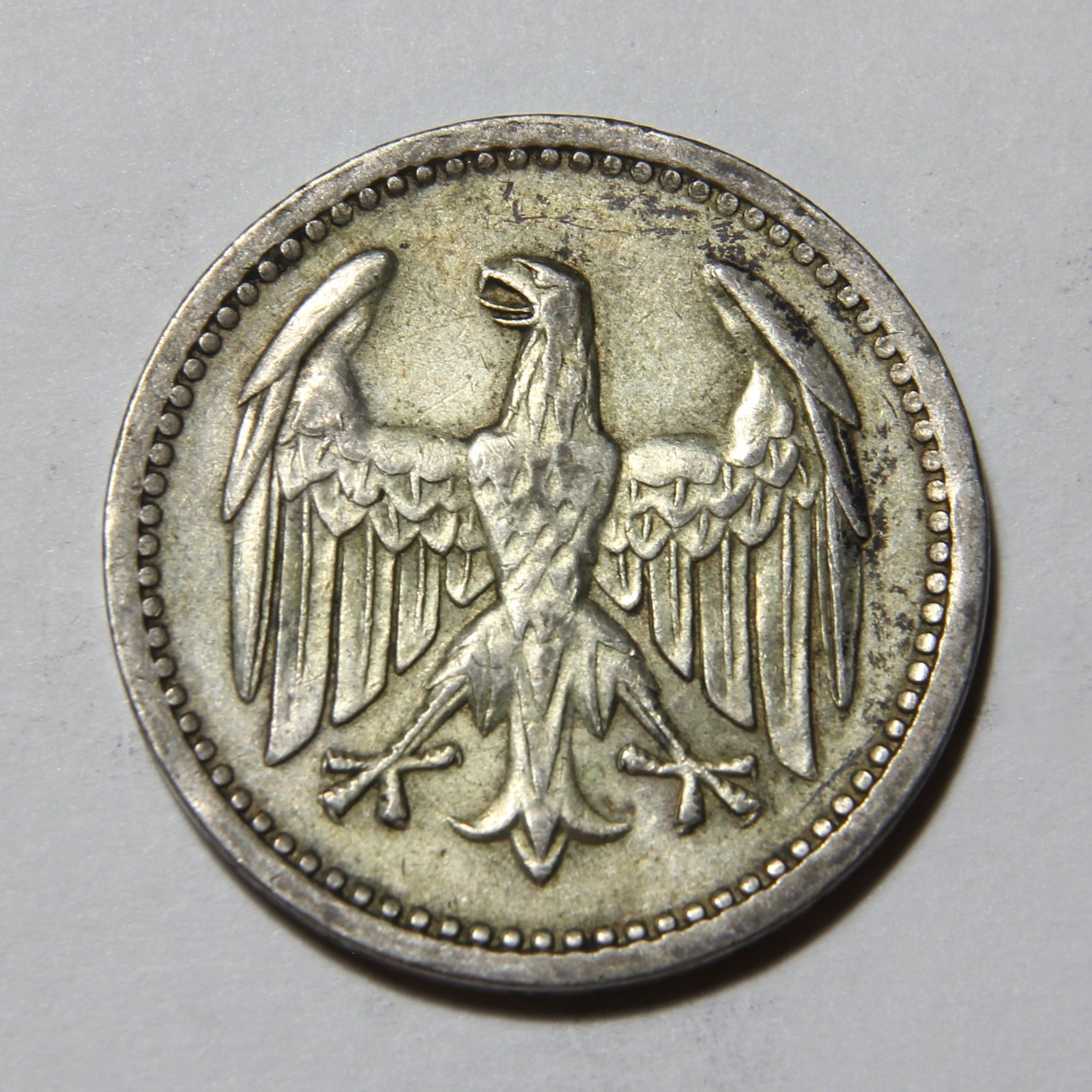 1924 A Germany Silver Drei 3 Mark Nice XF Condition -870- 1924 A Germany Silver Drei 3 Mark Nice XF Condition -870-