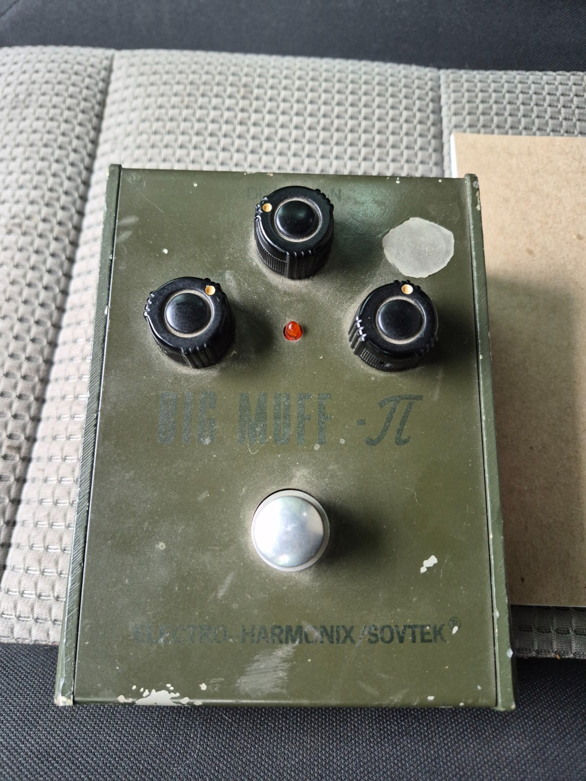Electro Harmonix Sovtek Tall Font Big Muff Fuzz Distortion Pedal W/Box Green