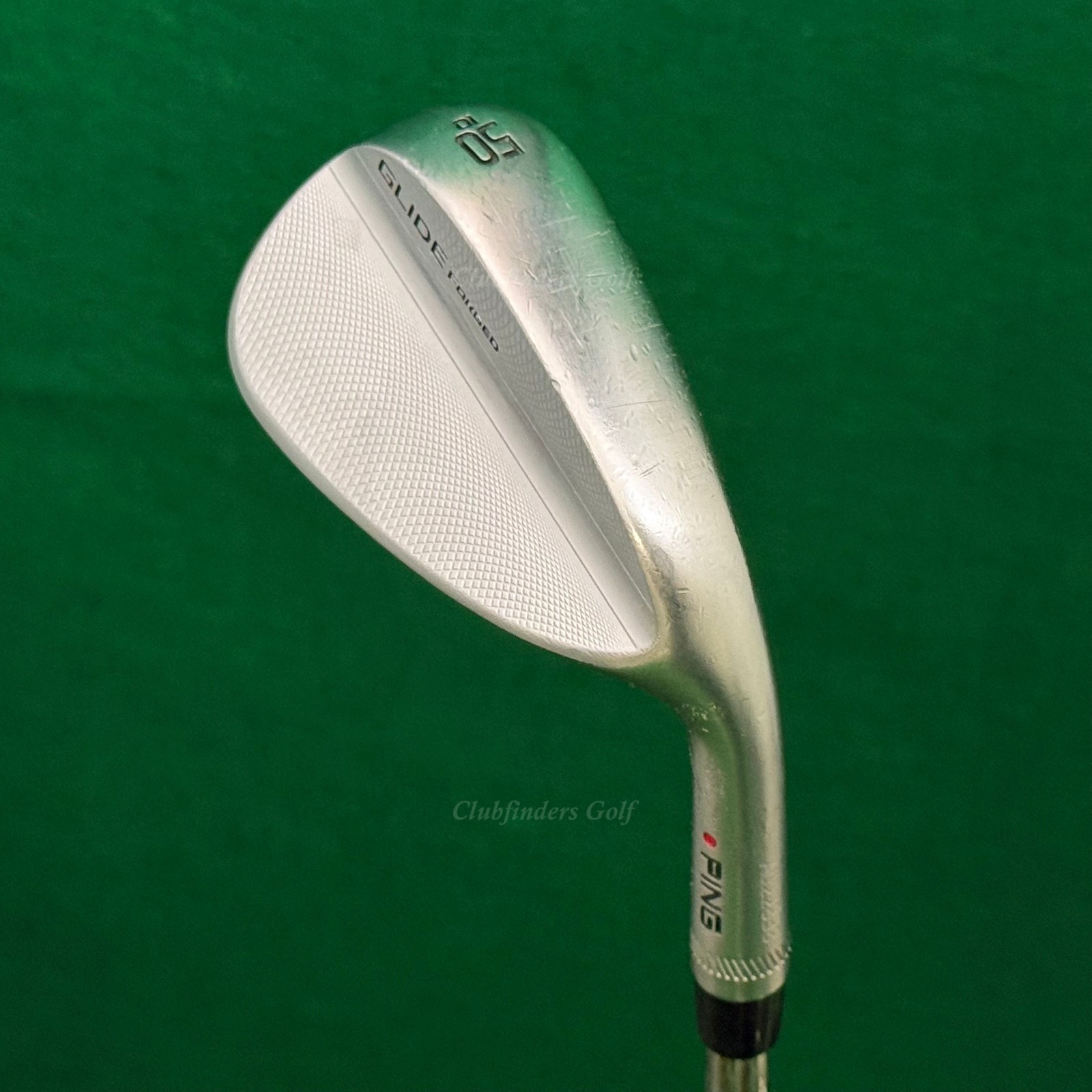 Ping Glide Forged Red Dot 50-10 50° Gap Wedge Dynamic Gold 115 TI Wedge Flex