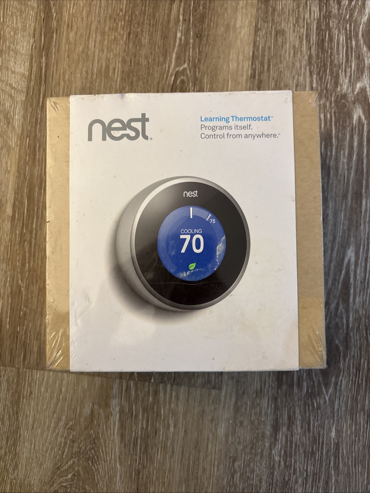 Nest T200577 Learning Thermostat (2nd Generation)  Stainless Steel New Sealed