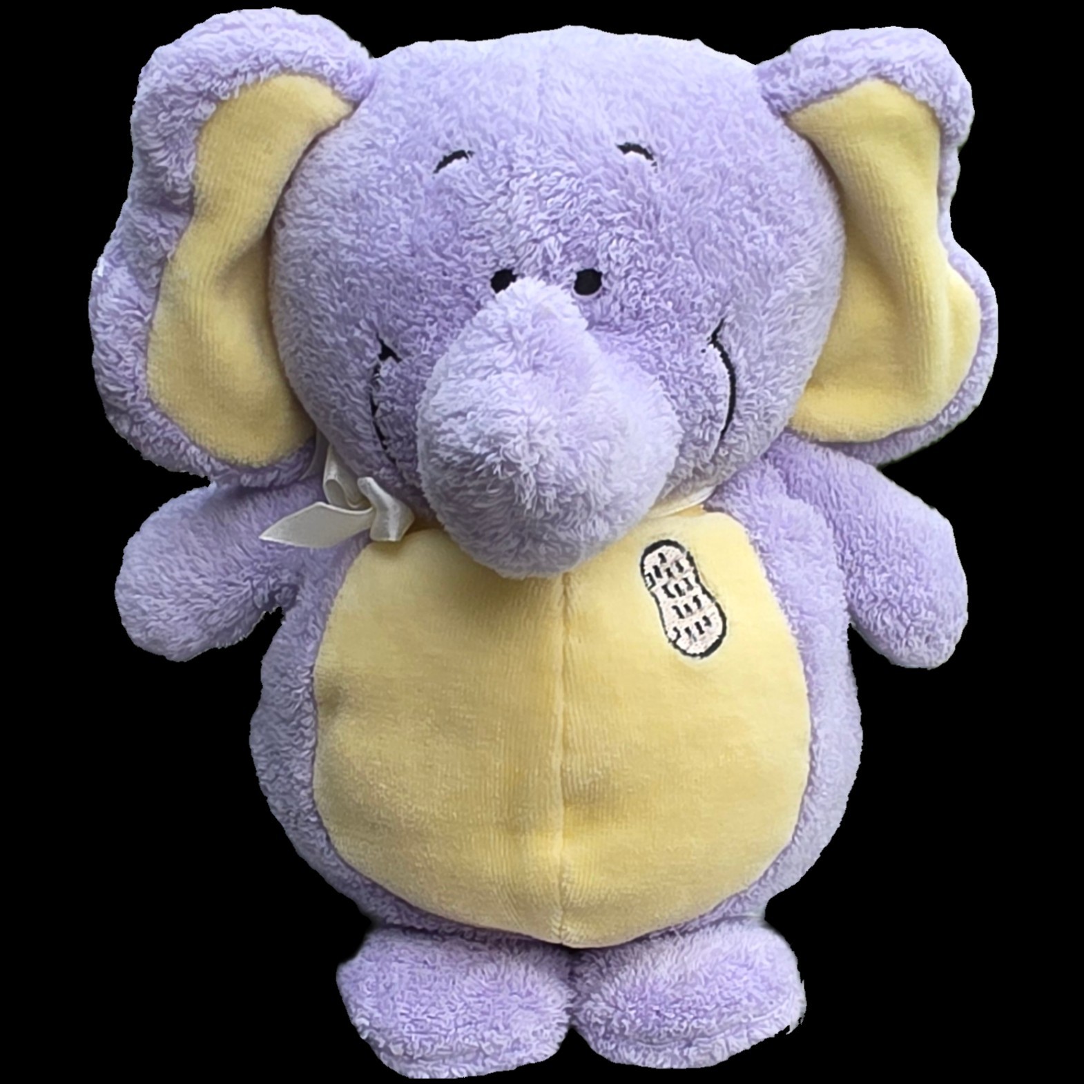 Working Kids II Purple Elephant Plush Musical 2001 Peanut Patch Lovey Yellow Working Kids II Purple Elephant Plush Musical 2001 Peanut Patch Lovey Yellow