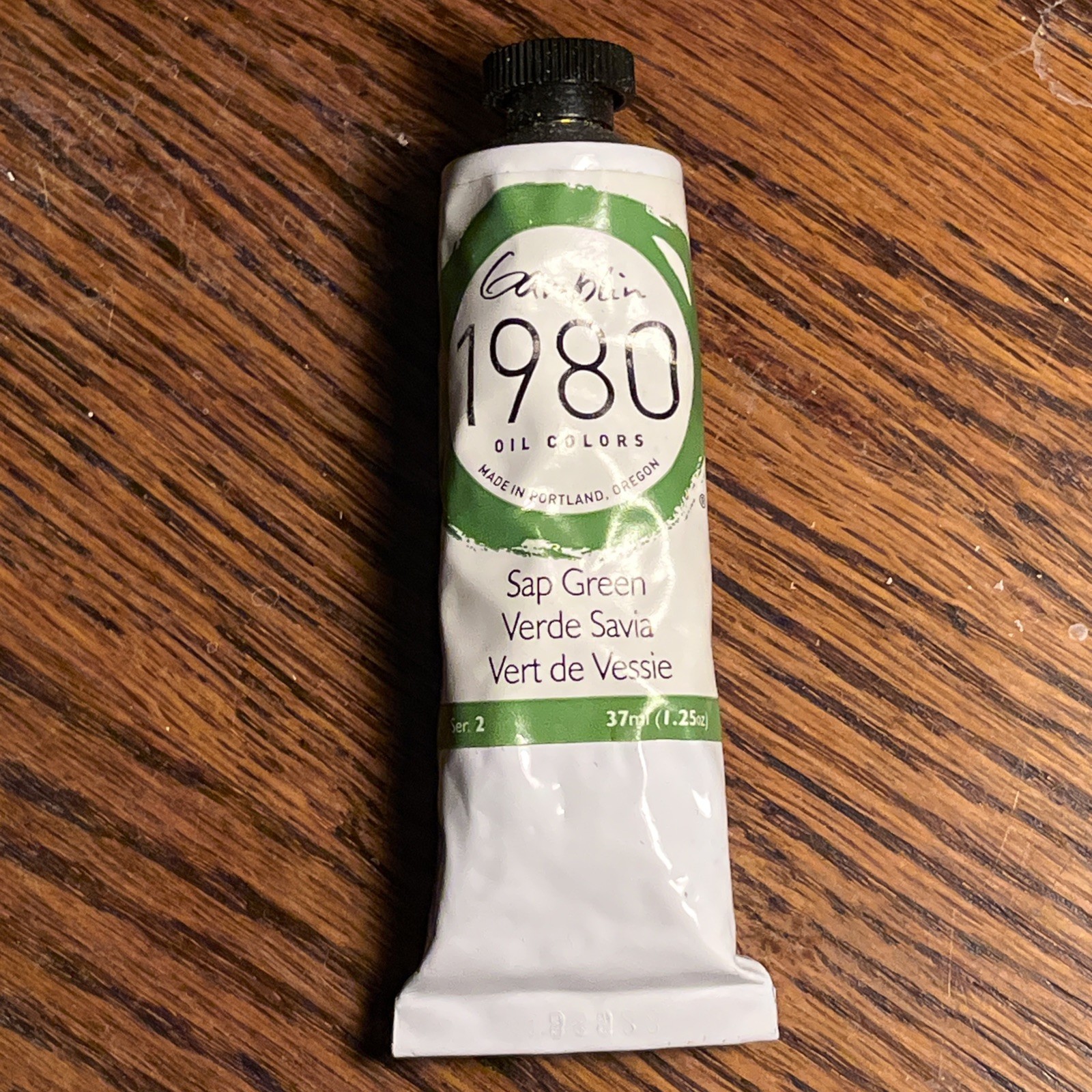 Gamblin 1980 Oil Colors Sap Green Paint 37ml Unopened Artist Quality Series 2 Gamblin 1980 Oil Colors Sap Green Paint 37ml Unopened Artist Quality Series 2