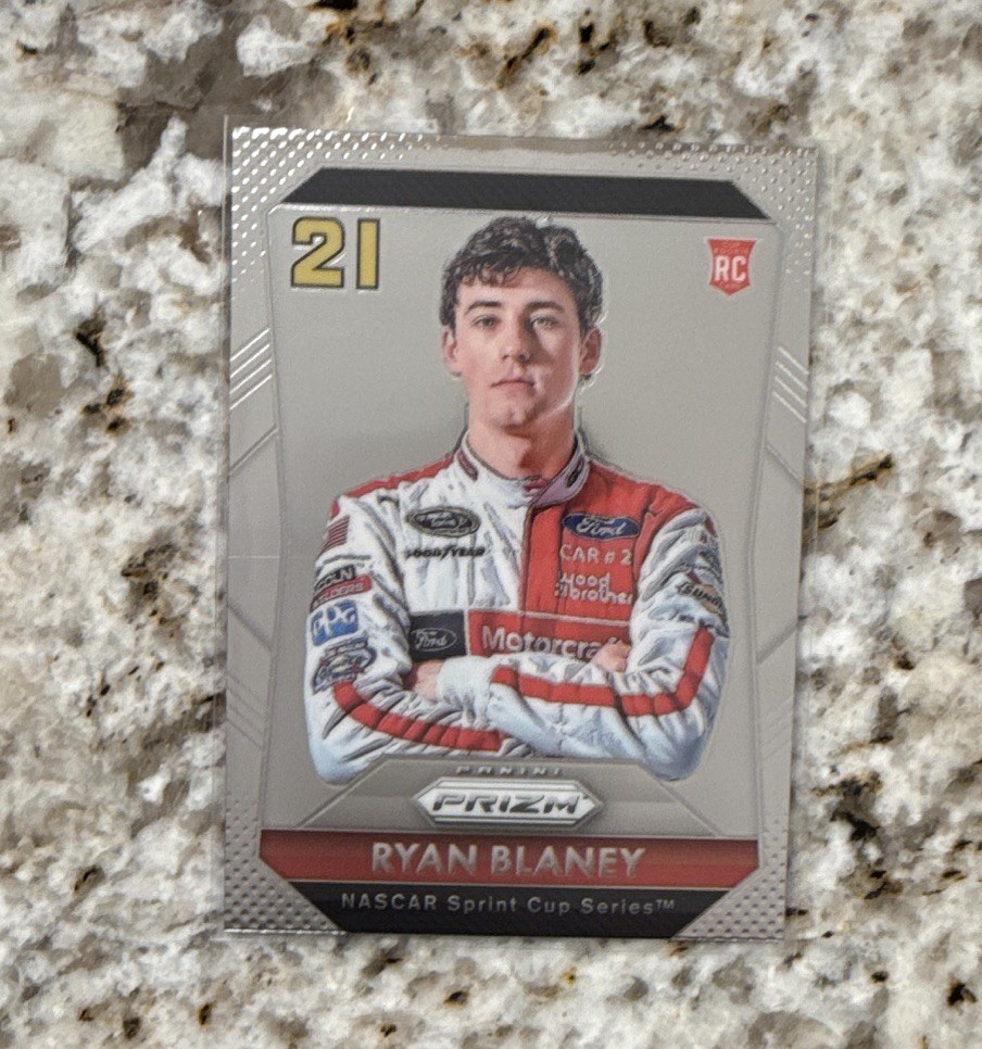 Panini 2016 Prizm NASCAR Ryan Blaney #26 Rookie RC Wood Brothers Racing Panini 2016 Prizm NASCAR Ryan Blaney #26 Rookie RC Wood Brothers Racing