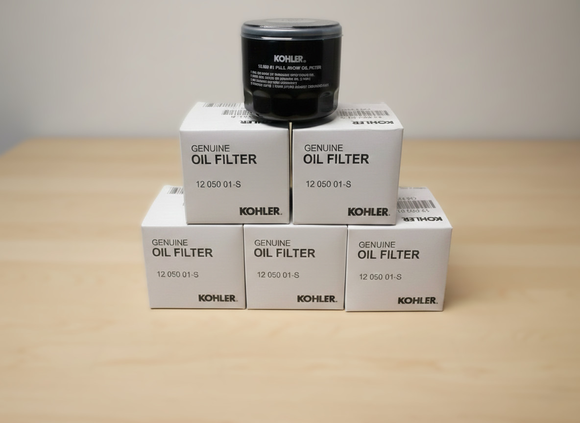 6 Pack Kohler 12 050 01-S Oil Filter OEM Fits CH18-25 CV18-25 Engines