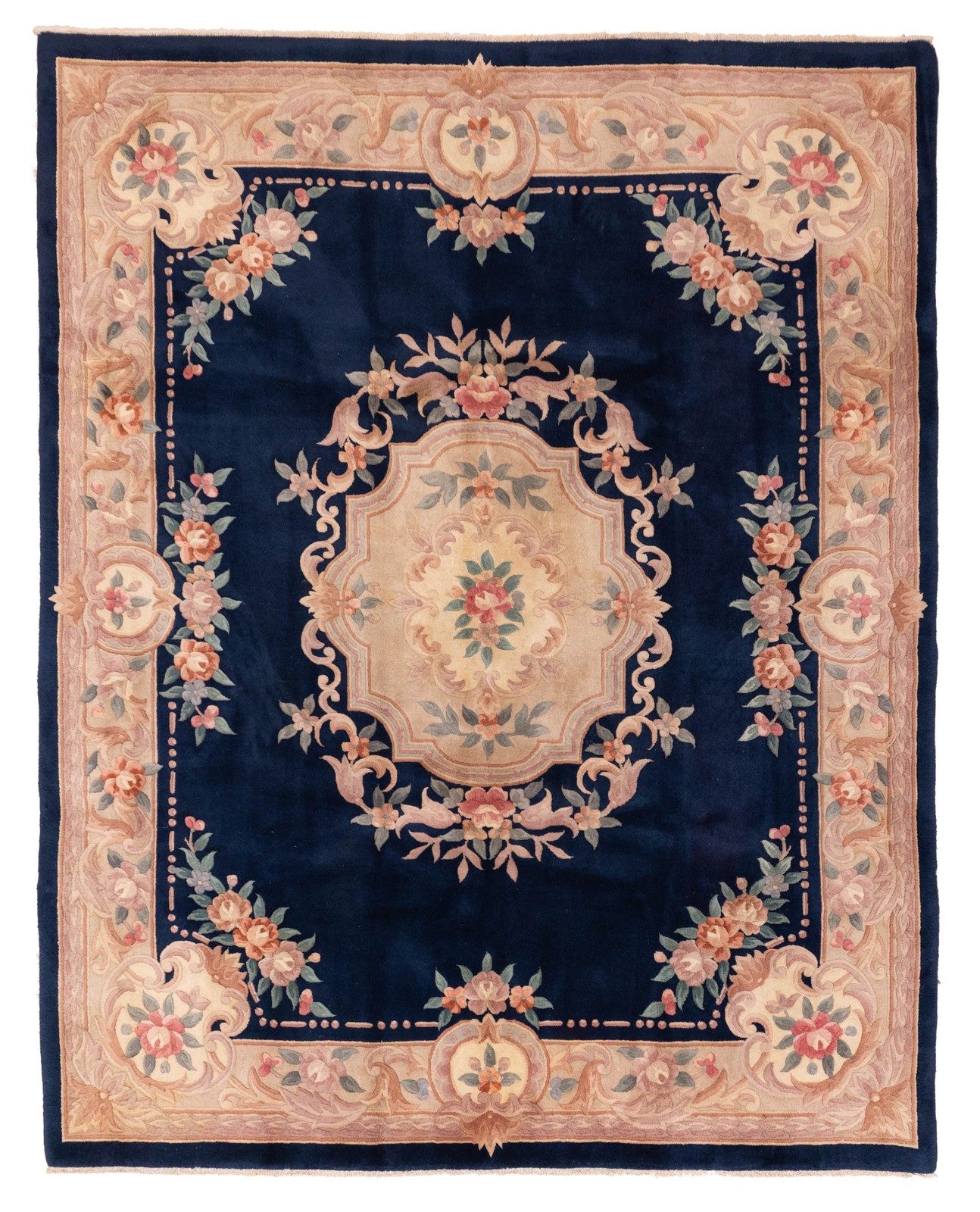 Traditional Vintage Hand-Knotted Area Rug 8\'2\