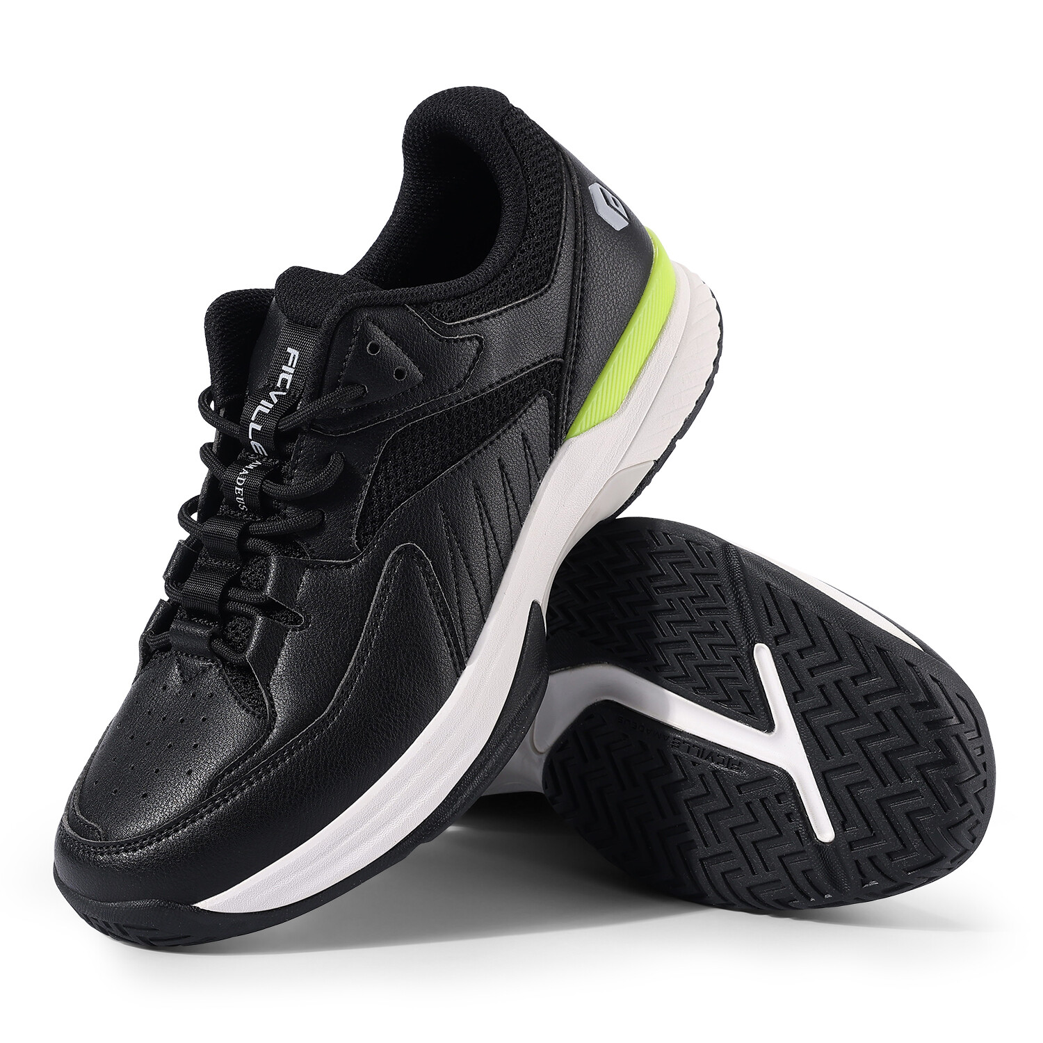 FitVille Wide Pickleball Shoes Mens All Court Tennis Shoes for Plantar Fasciitis