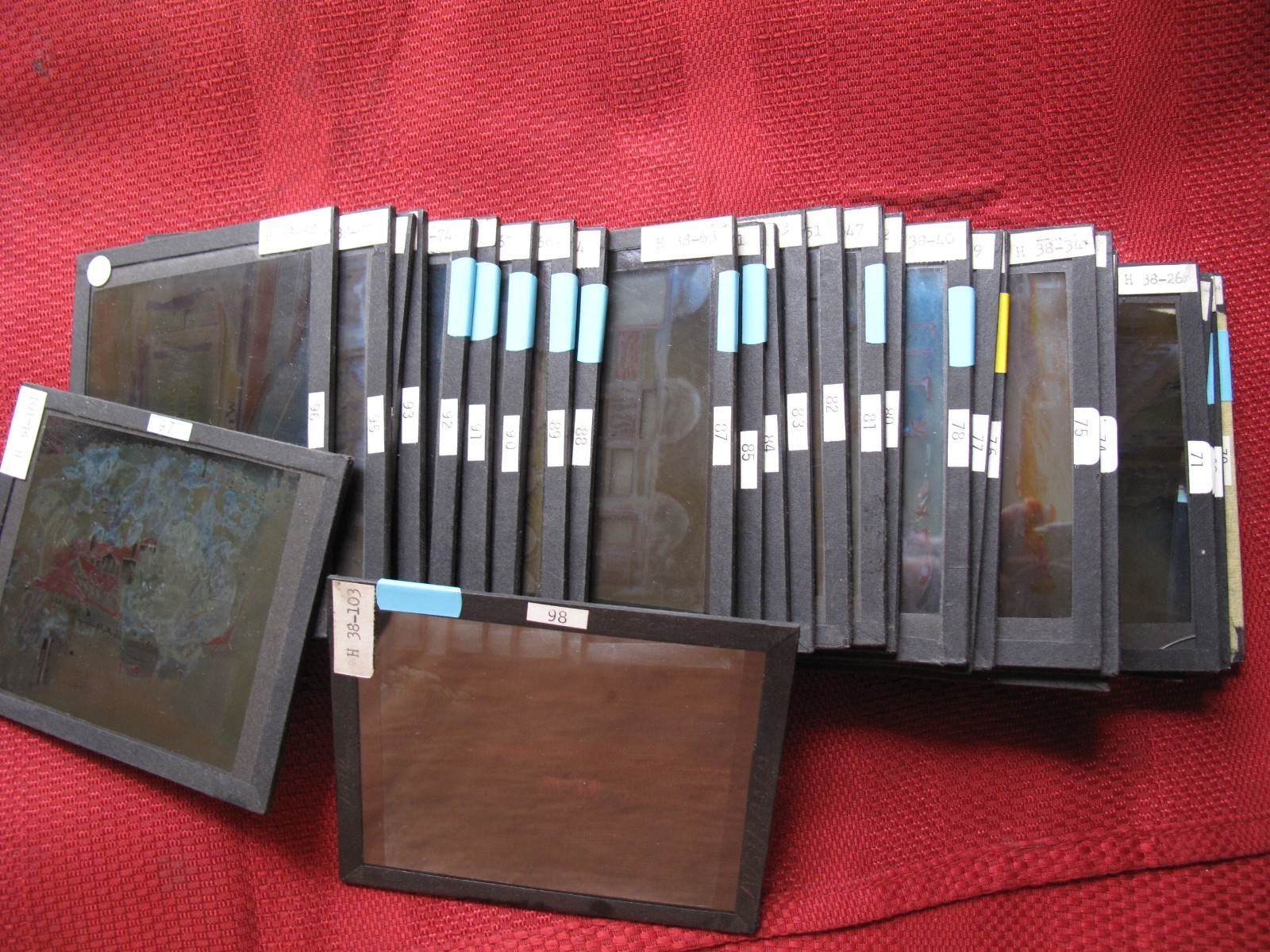 1916  AUSTRALIA 31 Magic Lantern Hand Tinted Color Glass Slide Photos