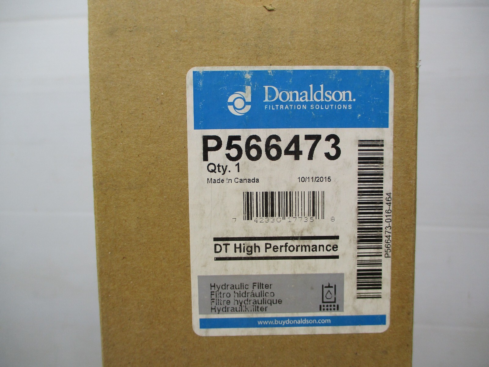DONALDSON P566473 HYDRALUIC FILTER DONALDSON P566473 HYDRALUIC FILTER