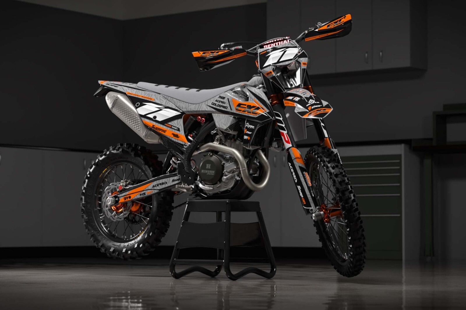 Fit KTM XCW XCFW EXC EXCF 2020 to 2023 & 2019 to 2022 SX SXF XC XCF graphic kit