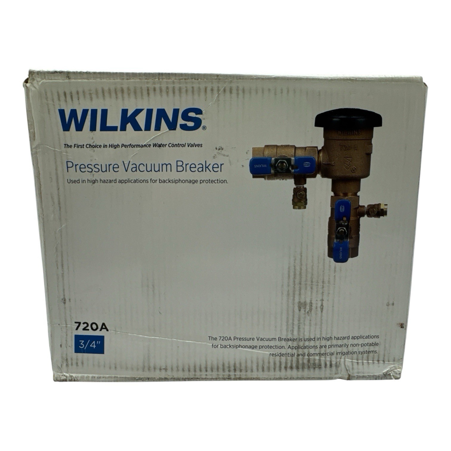 ZURN Wilkins 3/4 in. 720A Pressure Vacuum Breaker 34-720A (OB) ZURN Wilkins 3/4 in. 720A Pressure Vacuum Breaker 34-720A (OB)