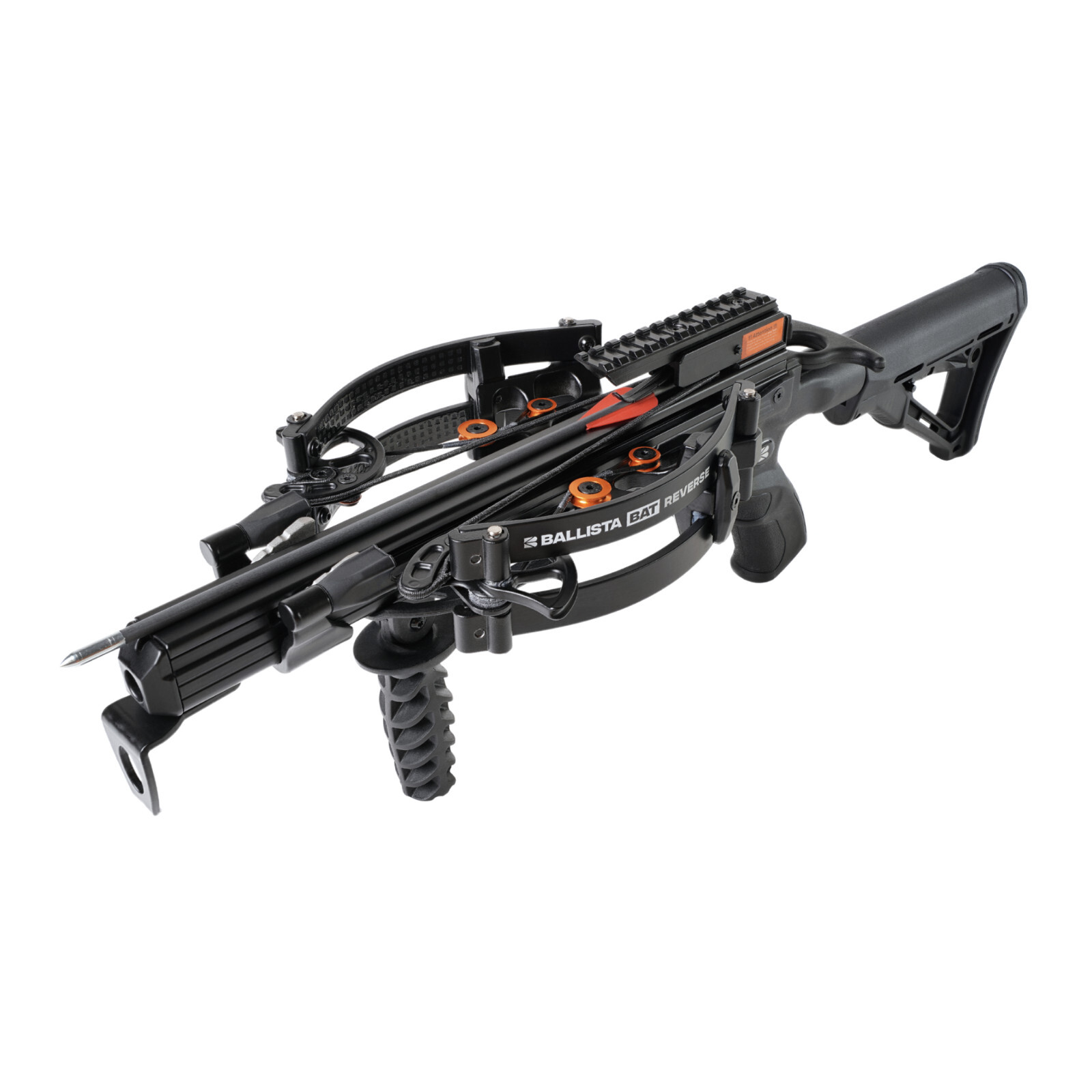 BALLISTA BAT Reverse Draw Compound Crossbow with T-Buttstock 340fps/150lbs/4lb BALLISTA BAT Reverse Draw Compound Crossbow with T-Buttstock 340fps/150lbs/4lb