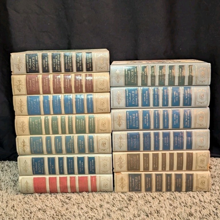 Readers Digest Condensed Books Lot Of 13 1960s First Edition Staging Home Decor Readers Digest Condensed Books Lot Of 13 1960s First Edition Staging Home Decor