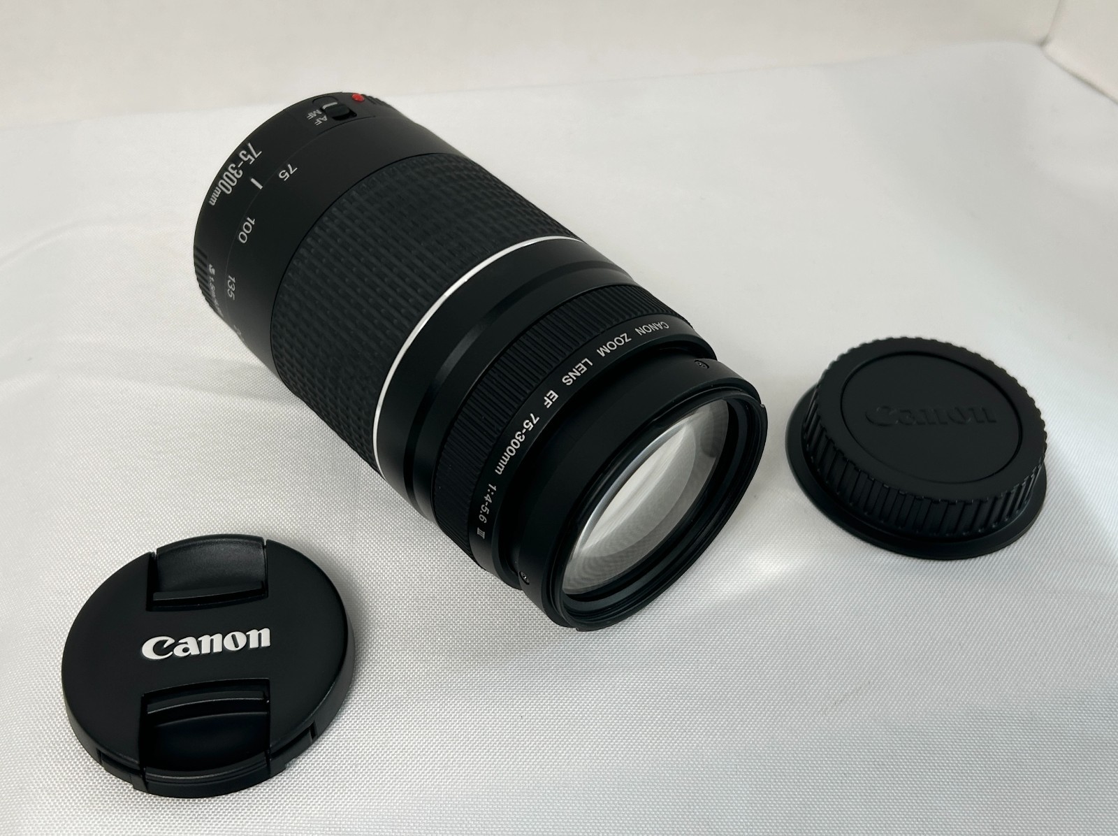 CANON EF 75-300mm f/4-5.6 III TELEPHOTO ZOOM LENS AF/MF 58mm NEW UNUSED IN BOX CANON EF 75-300mm f/4-5.6 III TELEPHOTO ZOOM LENS AF/MF 58mm NEW UNUSED IN BOX