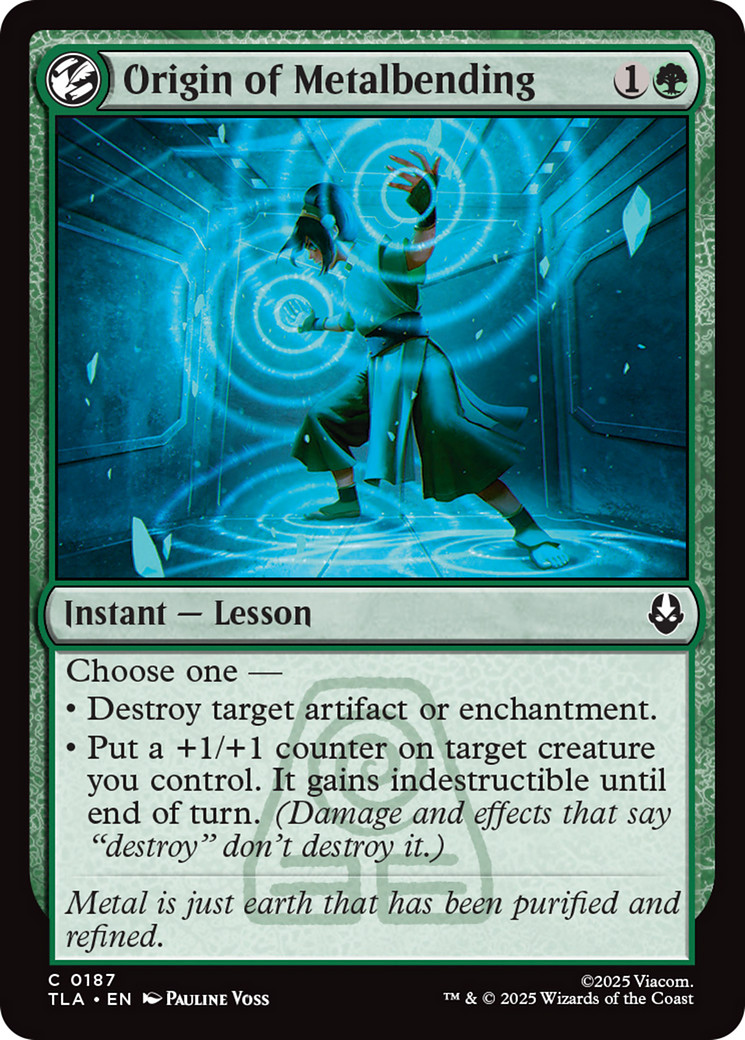 x4 Origin of Metalbending TLA Avatar MTG 187 M/NM 4x x4 Origin of Metalbending TLA Avatar MTG 187 M/NM 4x