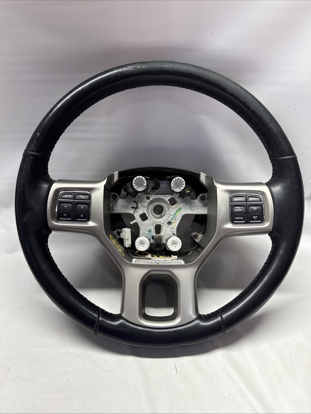 2013-2018 Dodge Ram 1500 2500 3500 Laramie Black Leather Heated Steering Wheel 2013-2018 Dodge Ram 1500 2500 3500 Laramie Black Leather Heated Steering Wheel