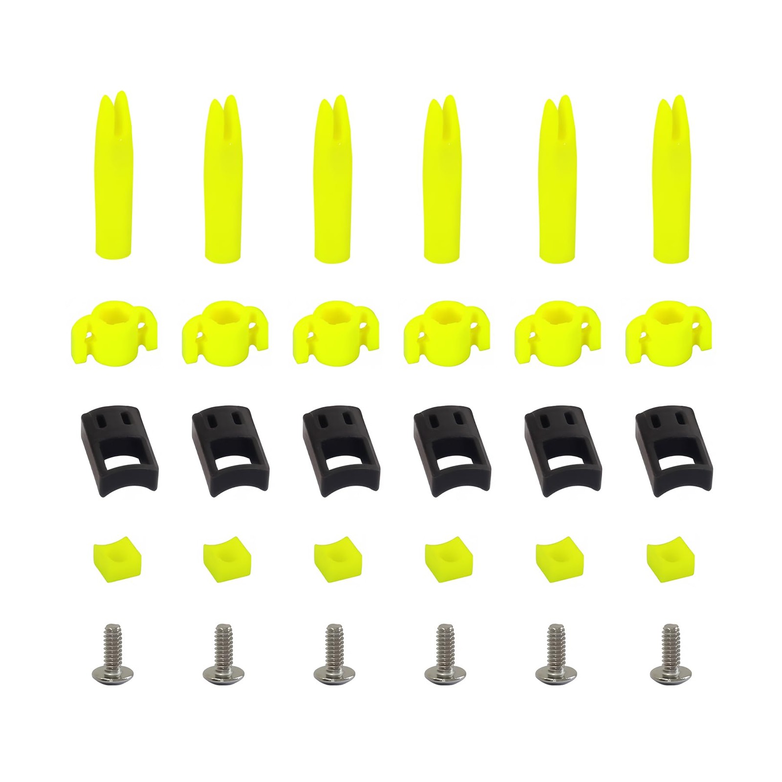 ACDSHOT Bowfishing Arrows Safety Slides Kits 5/16 inch (Pack of 6) Black ACDSHOT Bowfishing Arrows Safety Slides Kits 5/16 inch (Pack of 6) Black