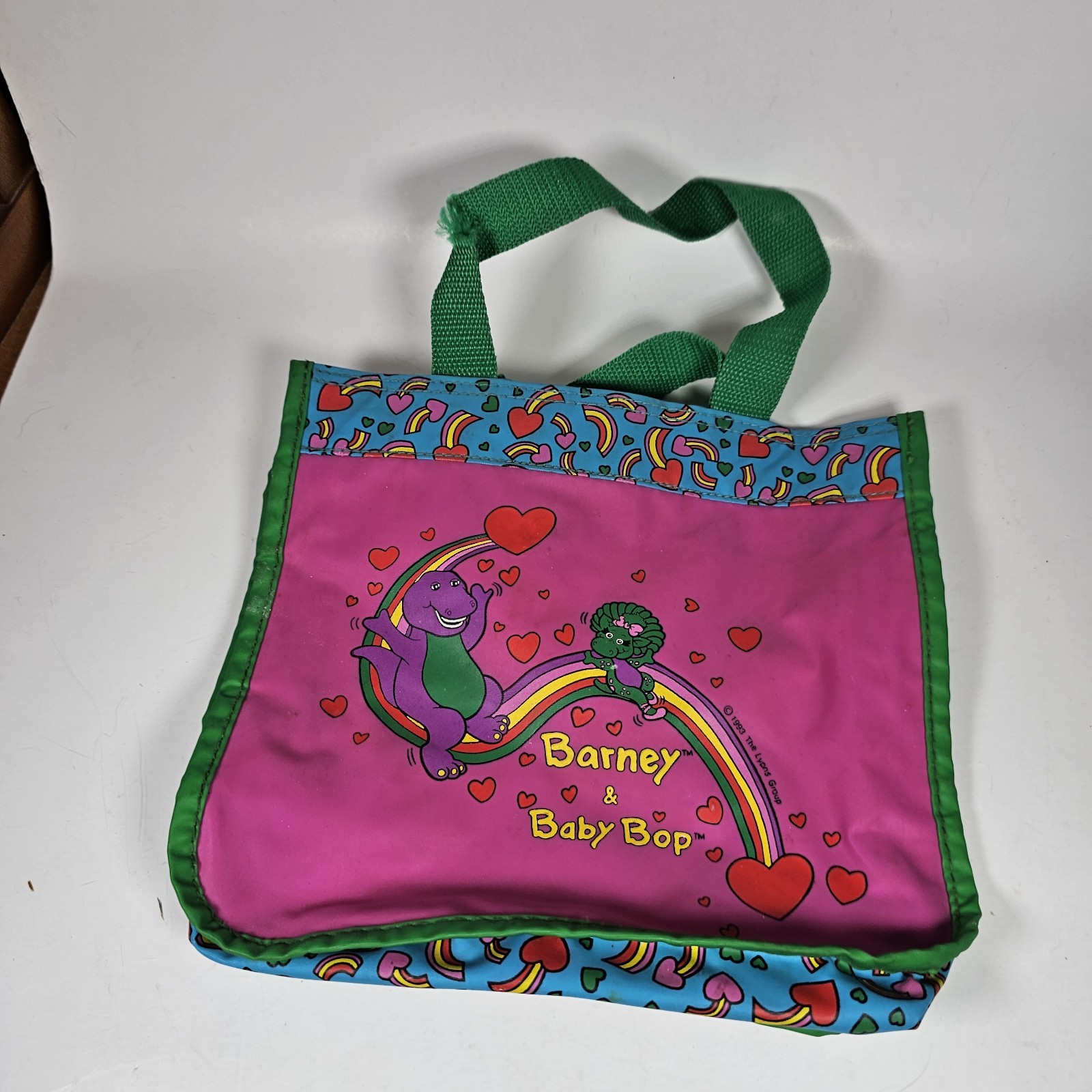 Vintage Barney 1992 Mini Bag The Lyons Group Youth Purse Vintage Purple 90s Vintage Barney 1992 Mini Bag The Lyons Group Youth Purse Vintage Purple 90s