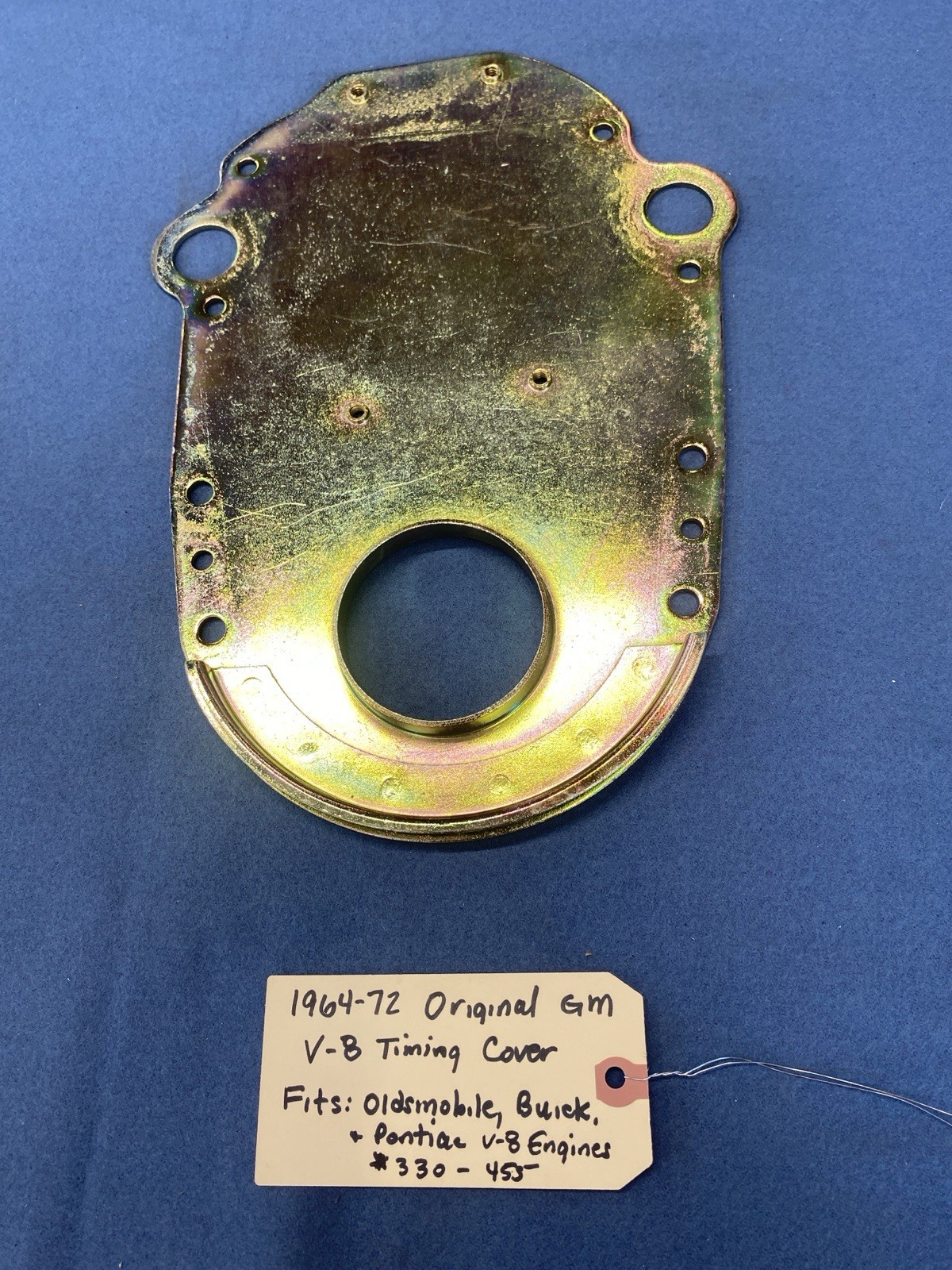 1964-72 Original GM Oldsmobile V-8 Plated Timing Cover