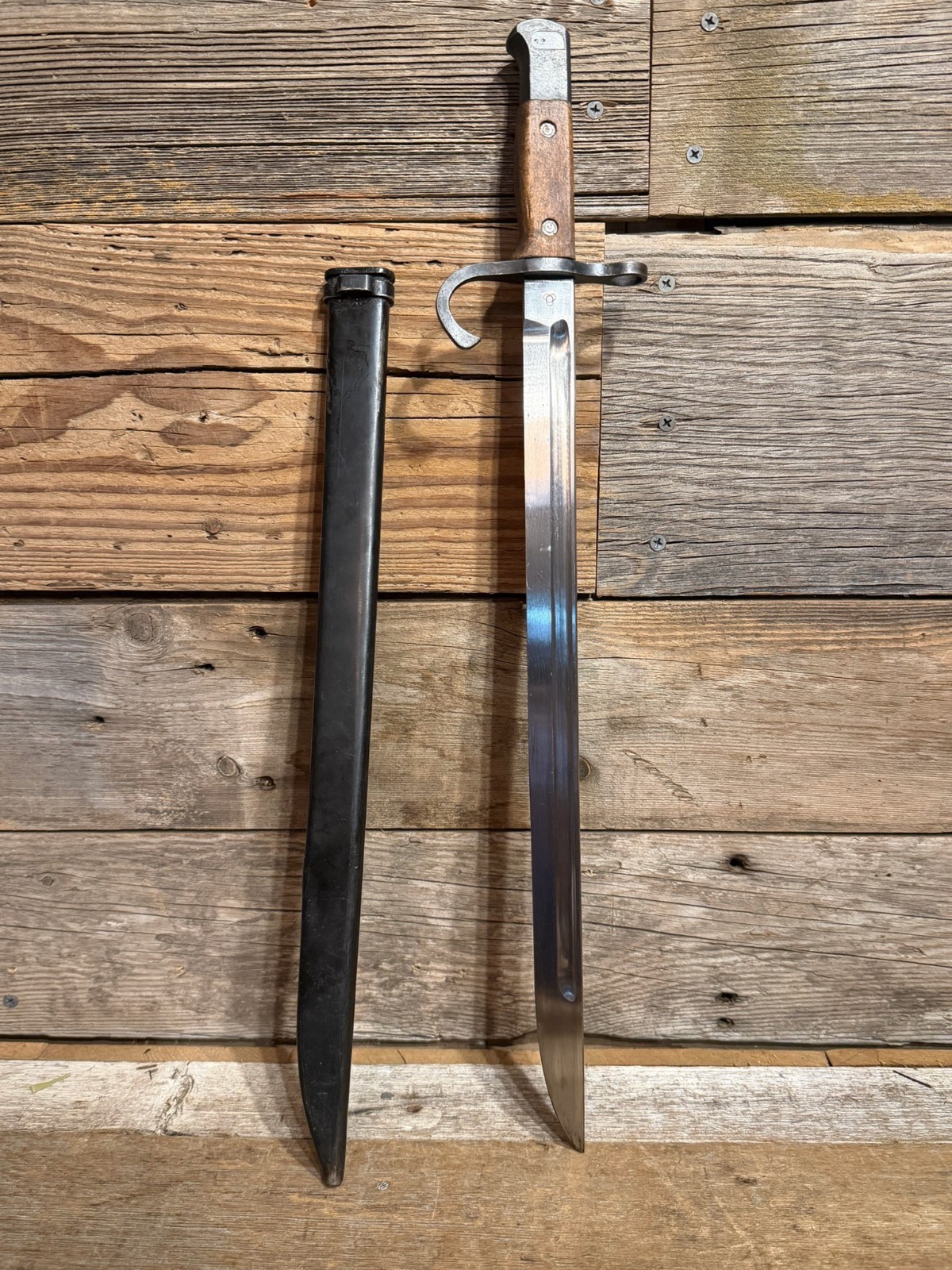 Late 1890s-1940s Japanese, Arisaka, Type 30 Bayonet with Scabbard, 33516, 20\