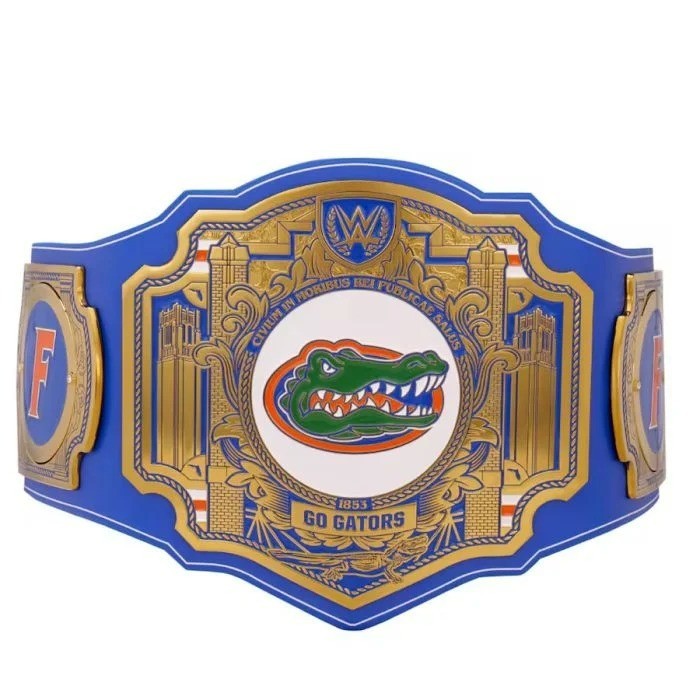 Florida Gators WWE Legacy Championship Title Belt Adult Size Replica 2mm NCAA Fa