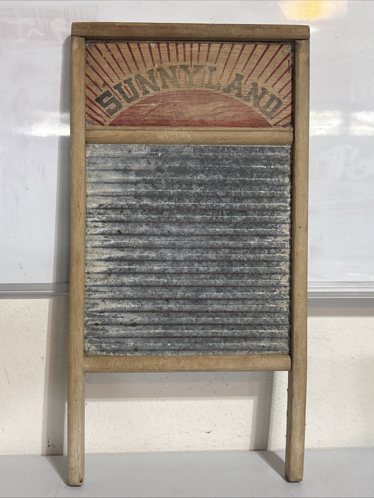 Vintage Columbus Washboard Co SUNNYLAND No. 2090 Standard Size 24 X 12 Washboard Vintage Columbus Washboard Co SUNNYLAND No. 2090 Standard Size 24 X 12 Washboard