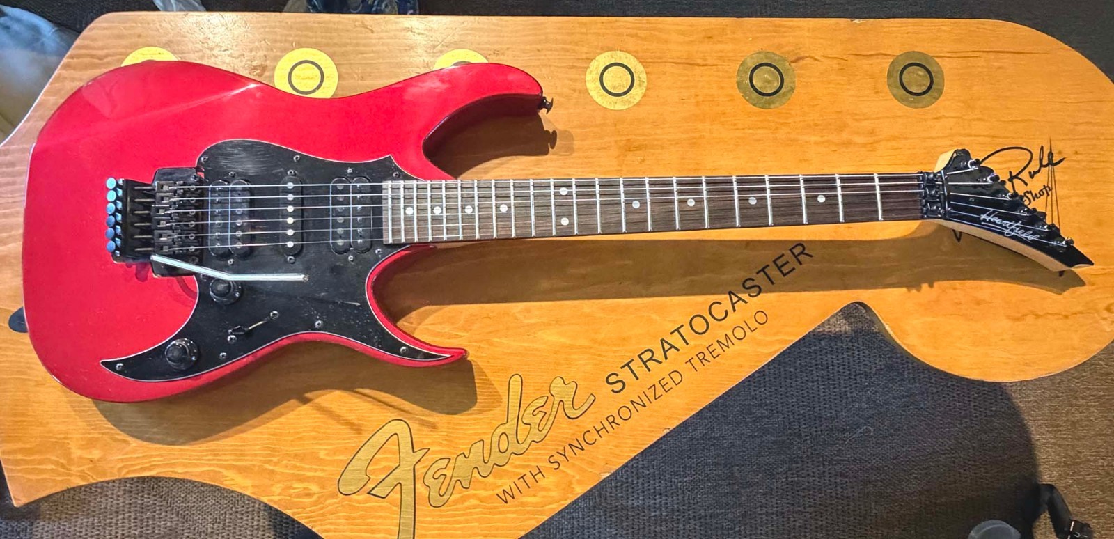 heartfield talon by Fender Great Condition 1990 Japan HSH Floyd Rose Tremolo HC