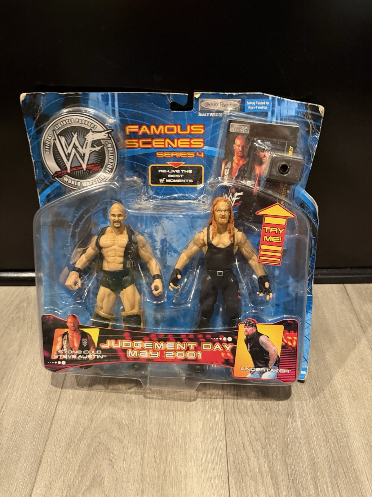 2001 WWF Jakks Heat Jericho Benoit Famous Scenes 2 MOC WWE 2001 WWF Jakks Heat Jericho Benoit Famous Scenes 2 MOC WWE