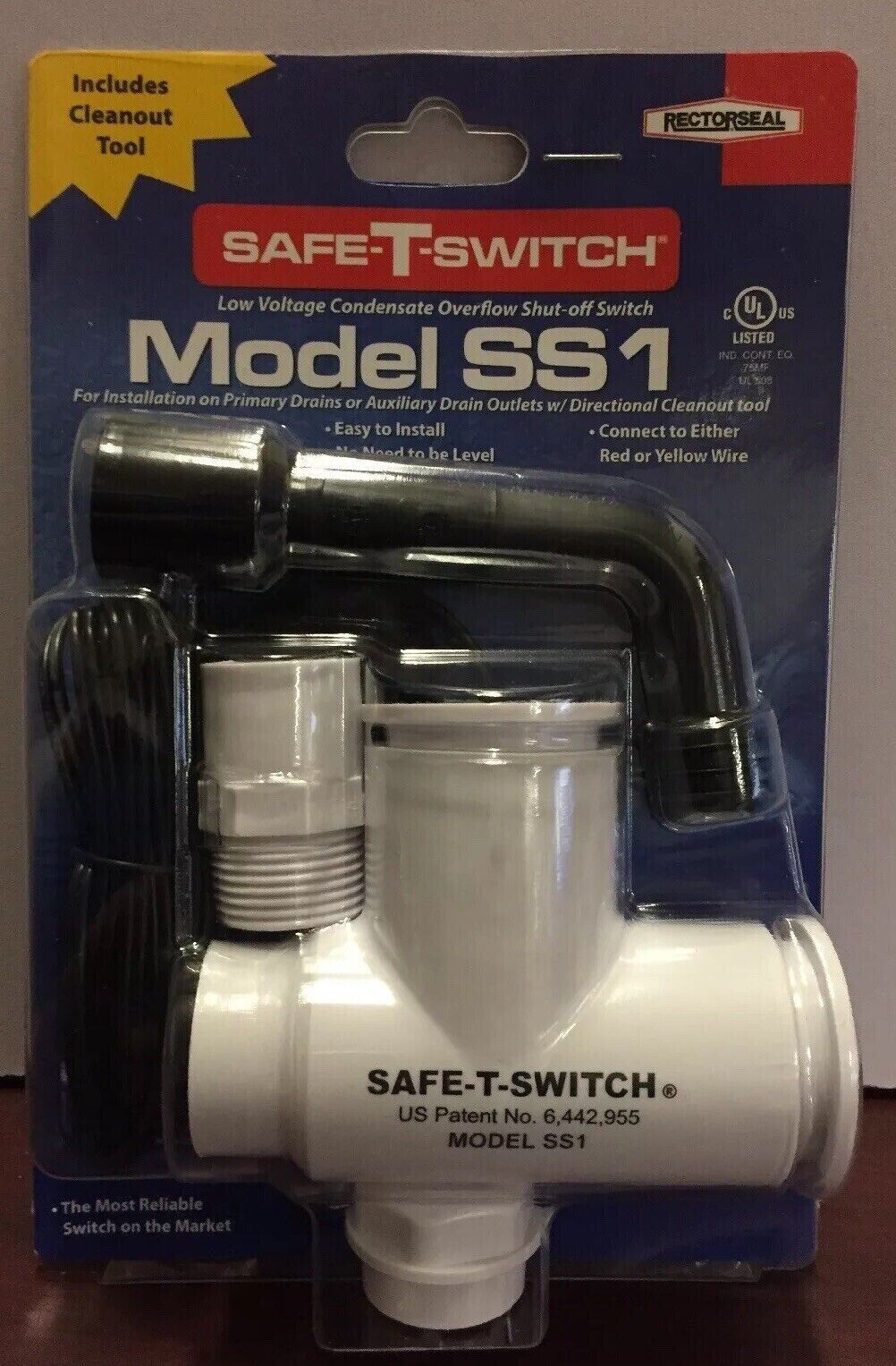 Safe-T-Switch SS1 Low voltage condensate overflow shut-off switch (97632)