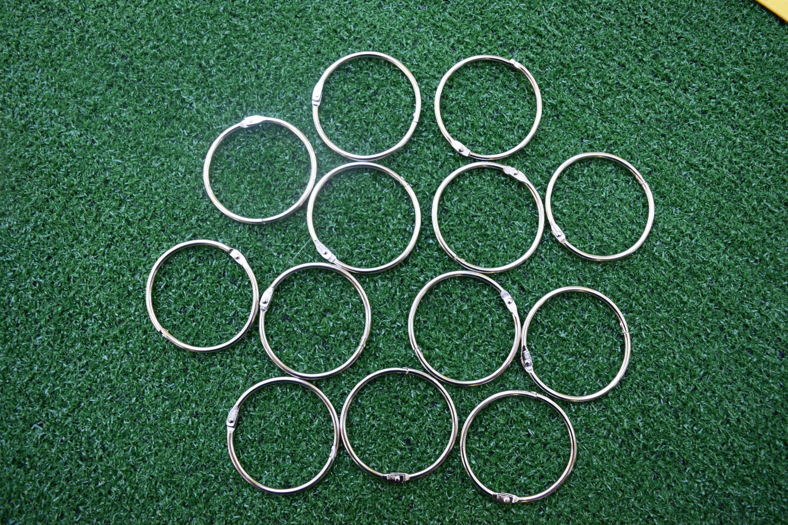 2 inch OfficeMax Book Rings Silver Metal Rings Metal Construction (13 Total) 2 inch OfficeMax Book Rings Silver Metal Rings Metal Construction (13 Total)