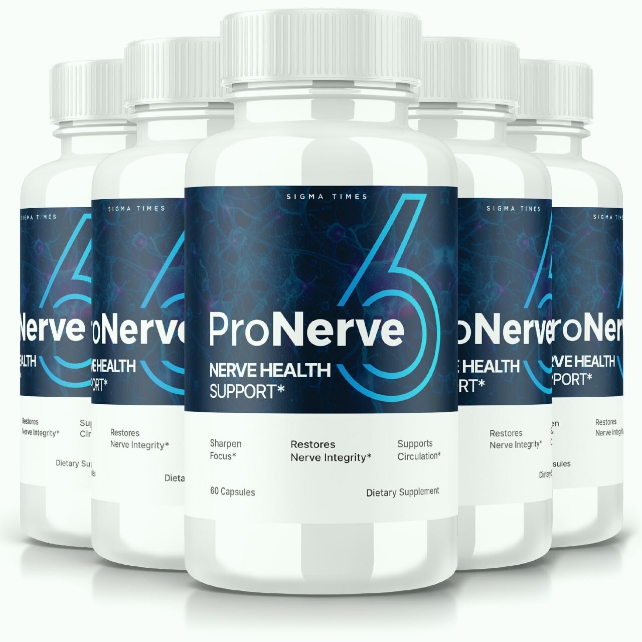ProNerve 6 Nerve Health Supplement to Support Nerve Functions - 5 Pack ProNerve 6 Nerve Health Supplement to Support Nerve Functions - 5 Pack