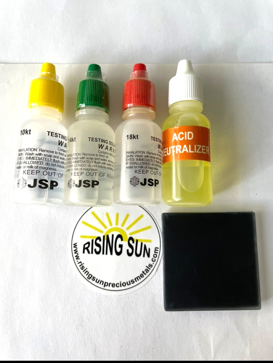 JSP Gold Testing Acid 10K 14K 18K Kit Scratch Tester Stone Jewelry Test Detect