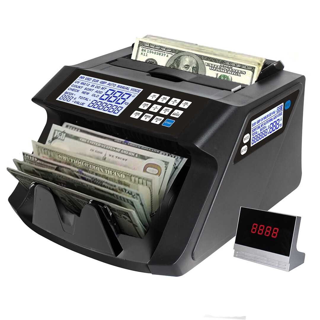 KHIPPUS Money Bill Counter Machine Professional Cash Counting PRO-4700 KHIPPUS Money Bill Counter Machine Professional Cash Counting PRO-4700