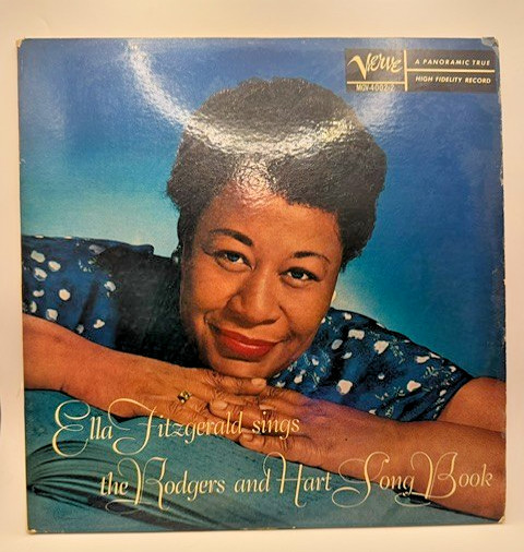 Vntg Ella Fitzgerald Sings Rodgers &Hart Song Book Vinyl LP Verve 1956 VG/VG+