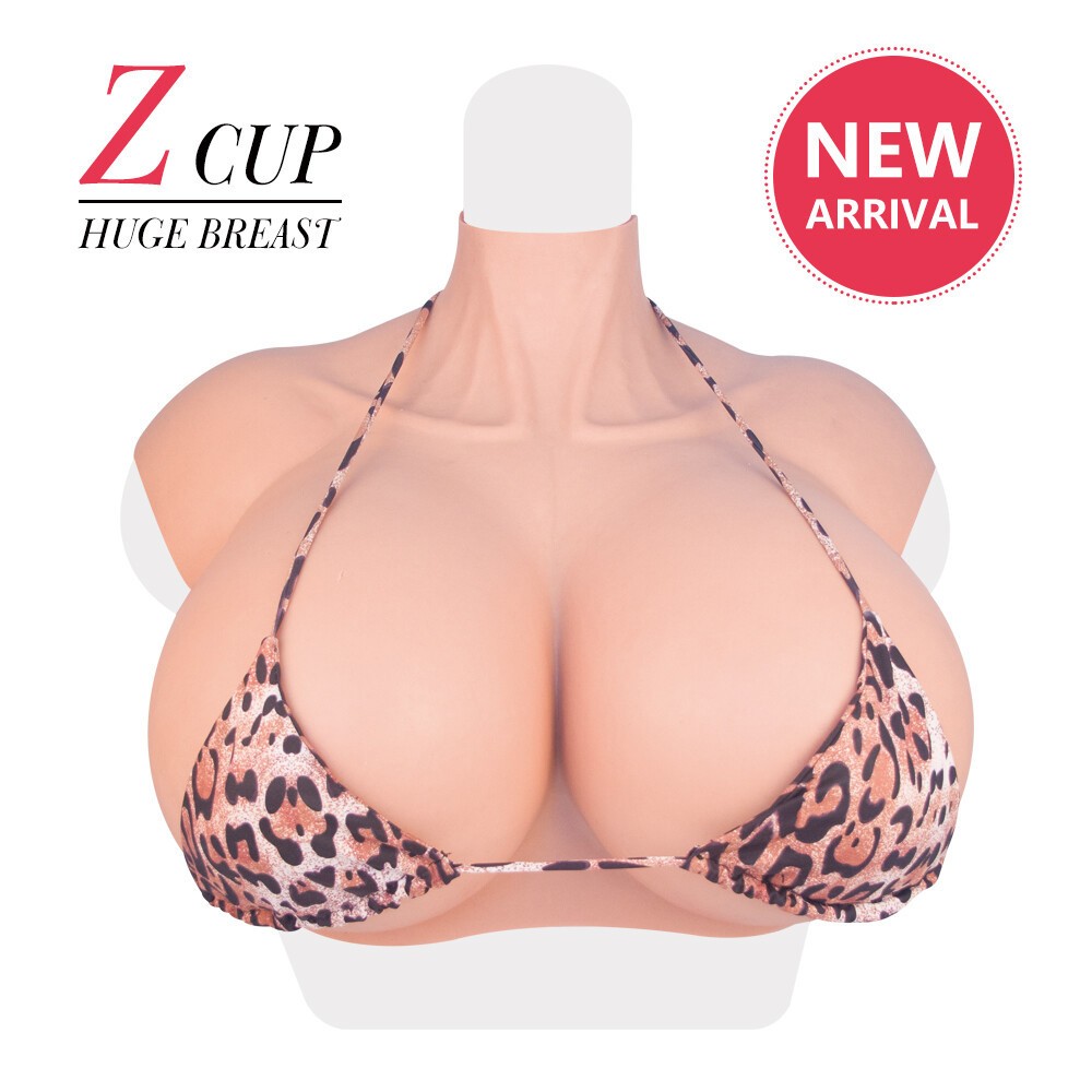 G/Z Cup Huge Boobs Silicone Breast Forms Breastplate Crossdresser Drag Queen