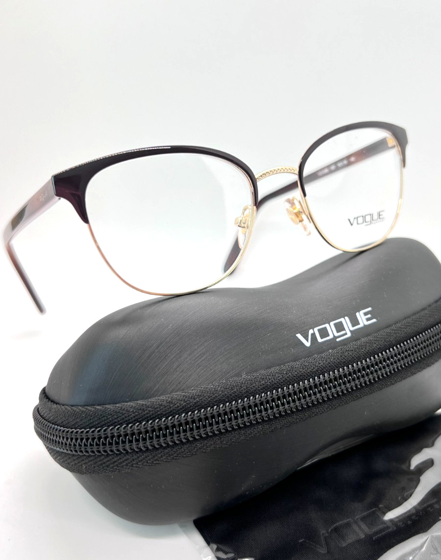 VOGUE 4088 997 Unisex Eyeglasses Frame 50-18-140mm Burgundy 100% Authentic VOGUE 4088 997 Unisex Eyeglasses Frame 50-18-140mm Burgundy 100% Authentic