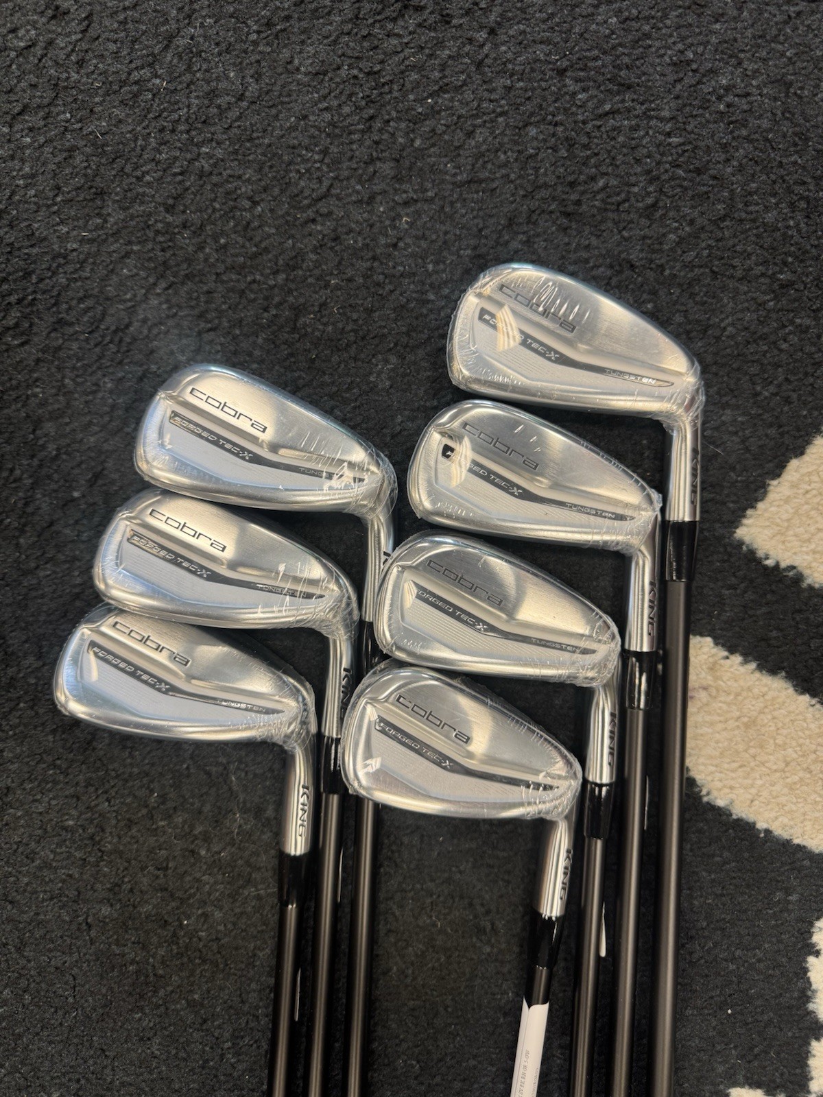 NEW Cobra King Forged Tec X ‘23 Iron Set 5-G / KBS 75 Graphite Regular Flex NEW Cobra King Forged Tec X ‘23 Iron Set 5-G / KBS 75 Graphite Regular Flex