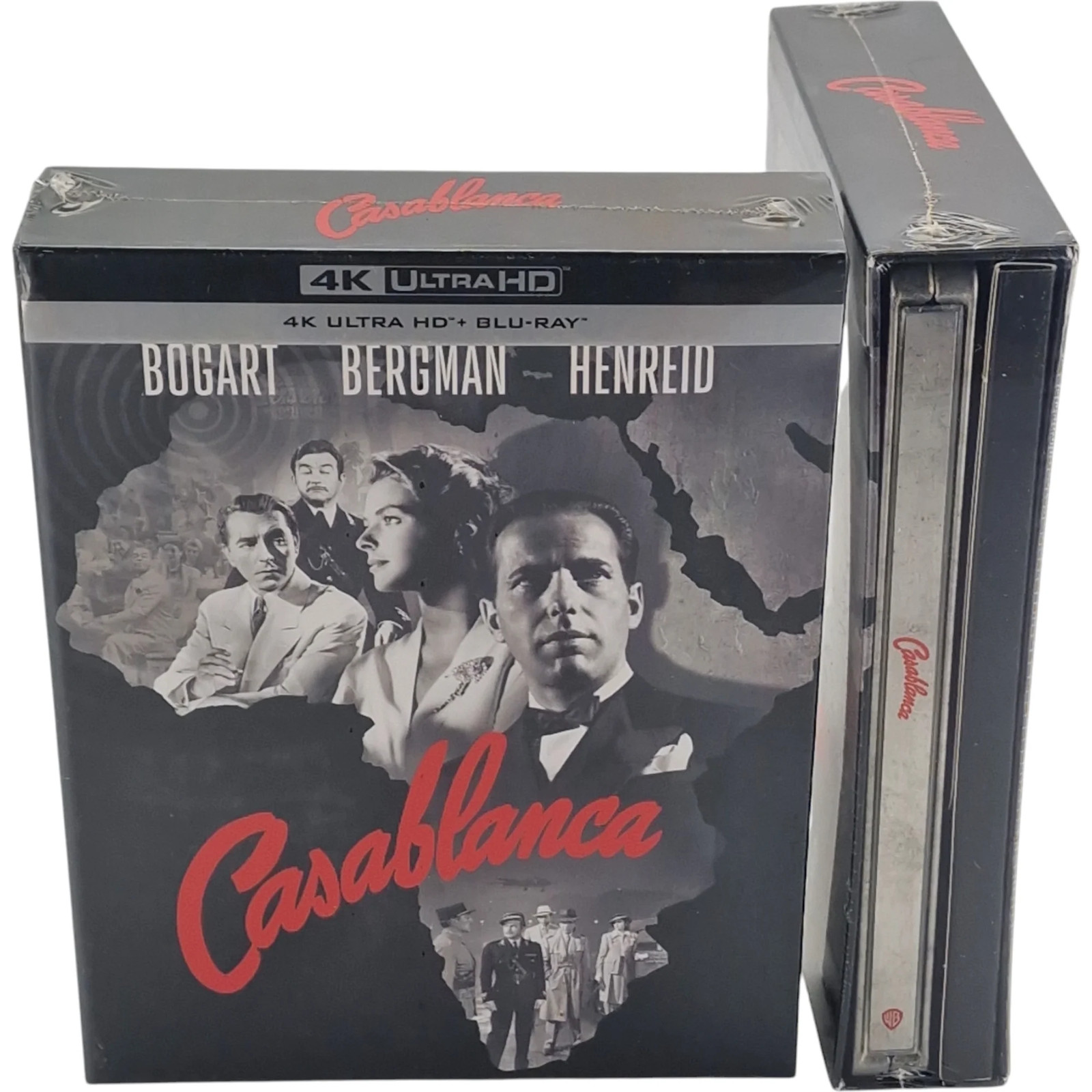 Casablanca (1942) SteelBook 4K Ultra HD + Blu-ray Set Free Zone + Zone
